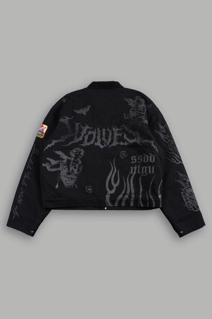 The Eagle & The Oni Earl Jacket in Black