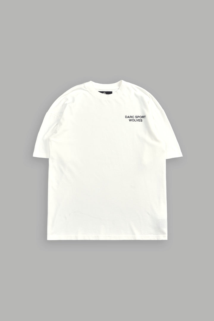 Darc Sport Wolves "Premium" Oversized Tee in Cream