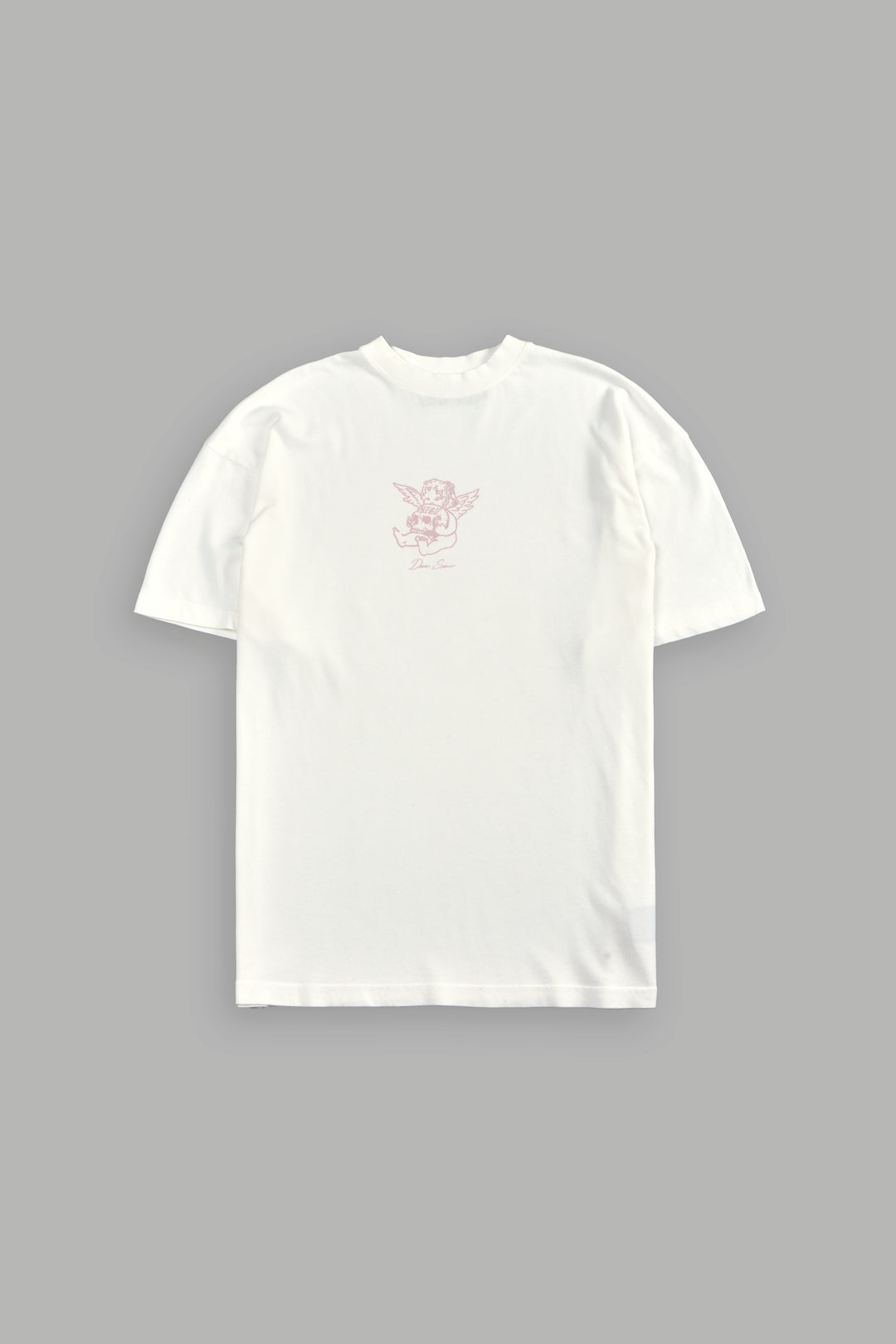 Cherub and the Skull "Pump Cover" Tee in Cream