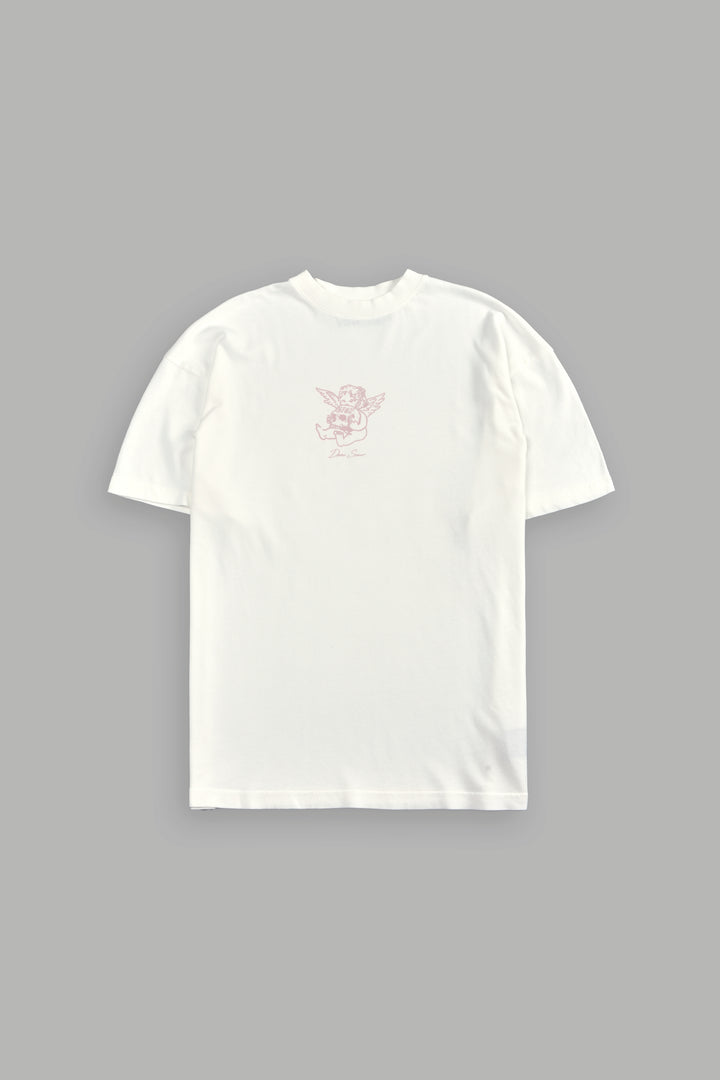 Cherub and the Skull "Pump Cover" Tee in Cream