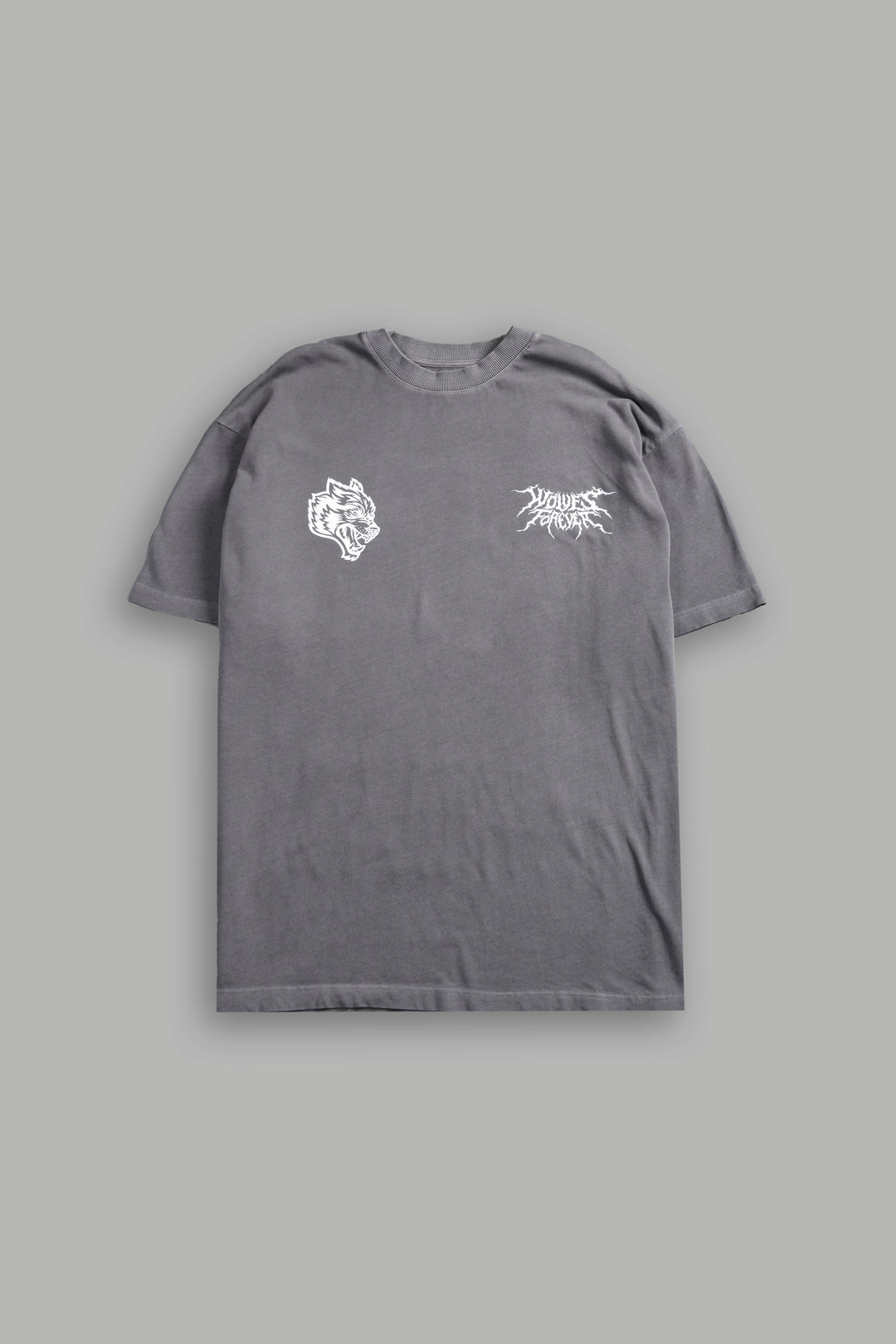 Song of Infinity "Premium" Oversized Tee in Dove Gray