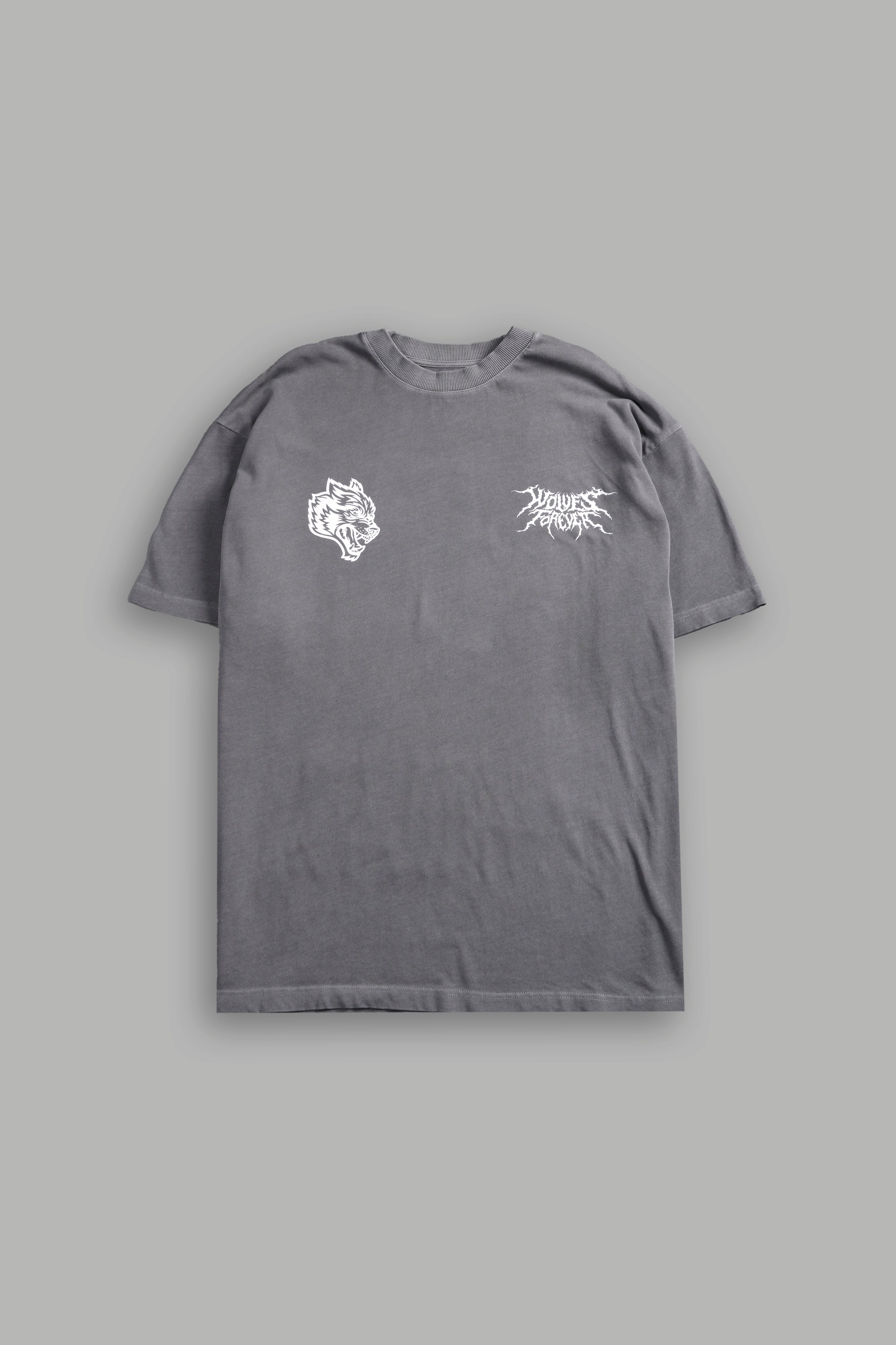 Song of Infinity "Premium" Oversized Tee in Dove Gray