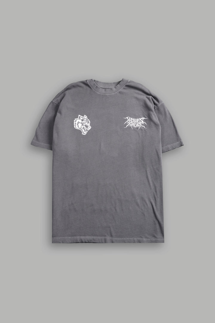 Song of Infinity "Premium" Oversized Tee in Dove Gray