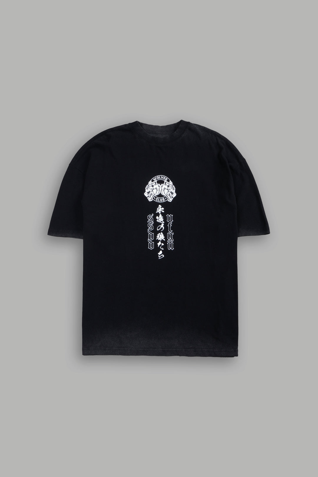 Kazoku Okami Premium Oversized Tee in Black