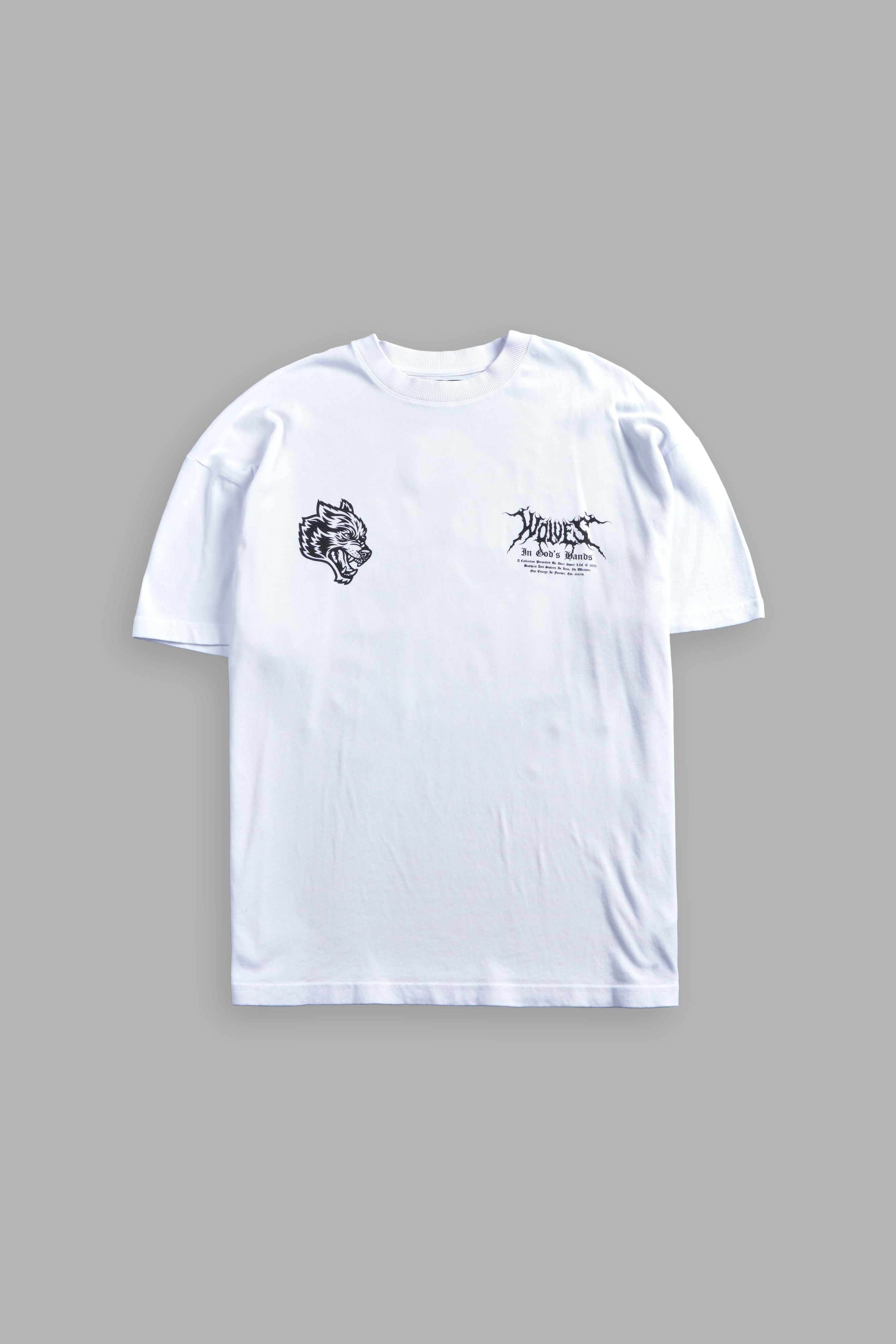 Through The Clouds "Premium" Oversized Tee in White