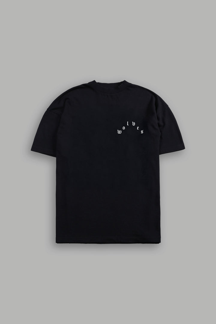 Homage to LA V2 Premium Oversized Tee in Black