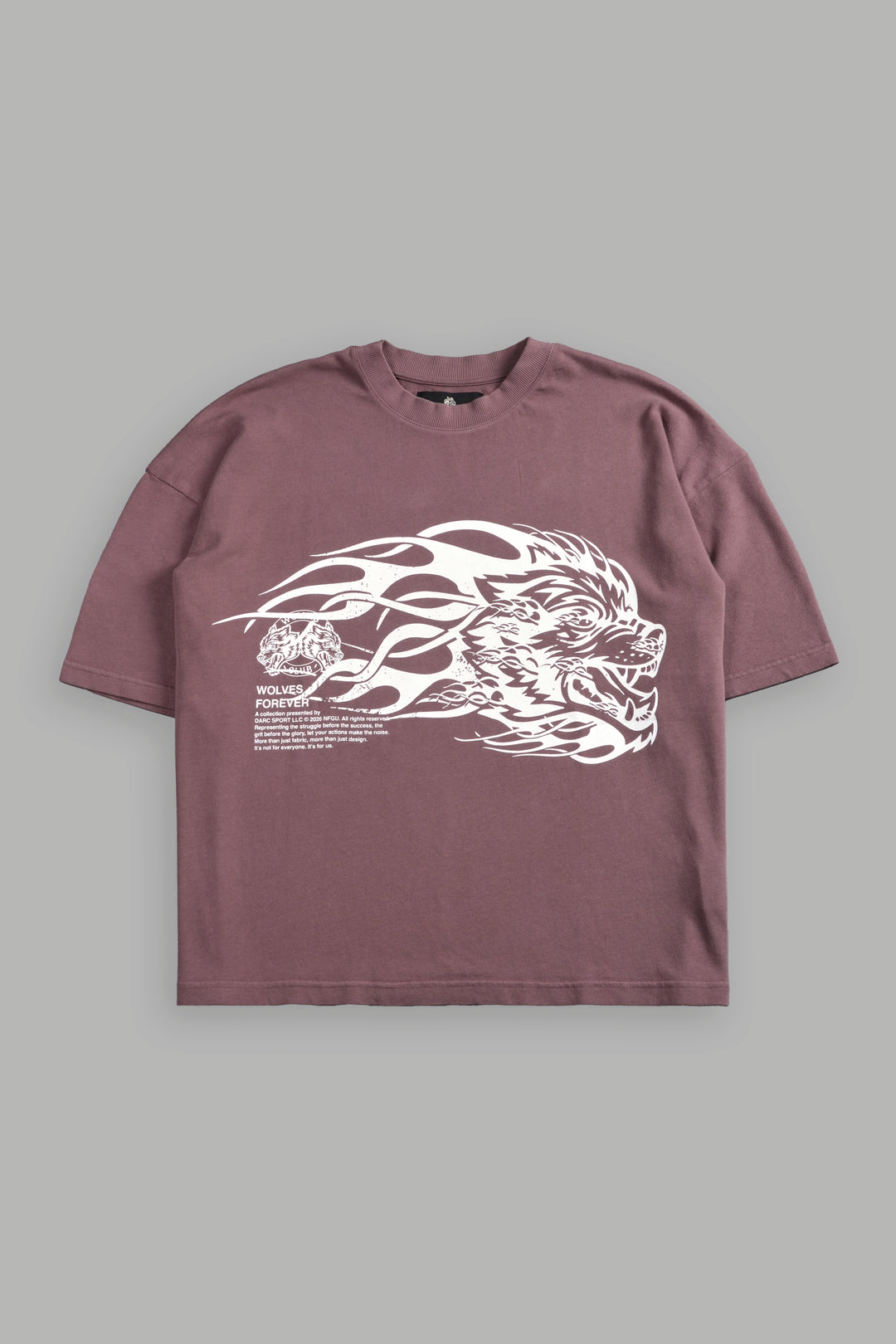 Wolf of the Flame Premium "Box Cut" Tee in Mauve