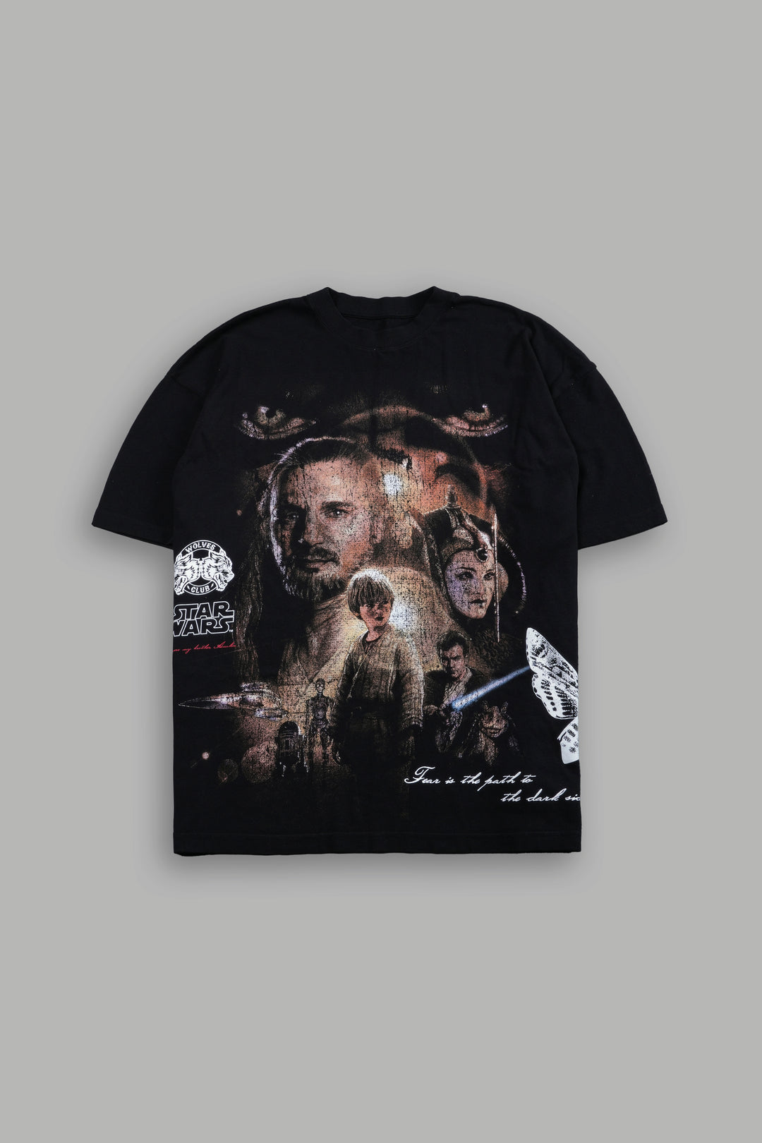 The Phantom Menace "Side-By-Side" Series Premium Tee in Black