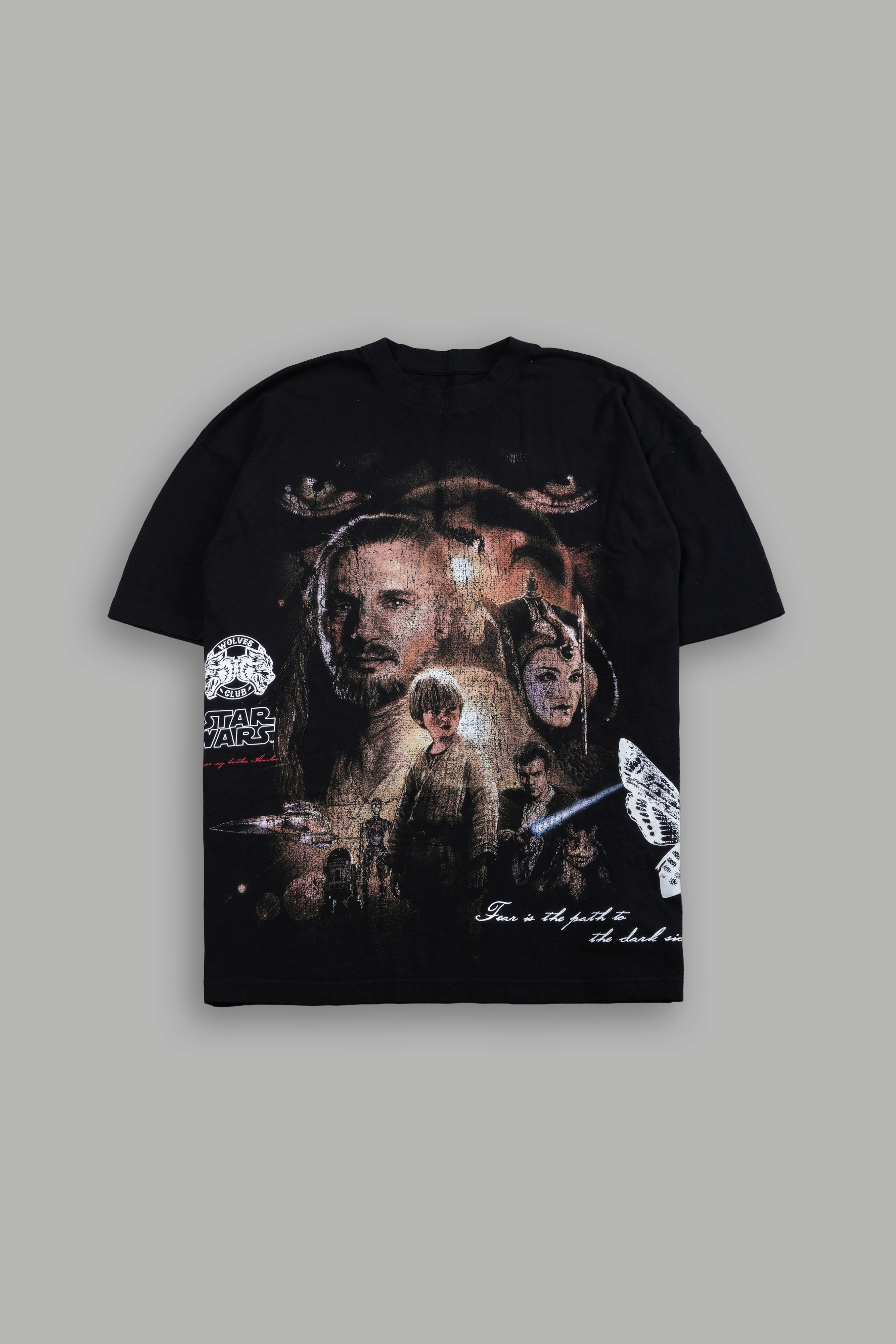The Phantom Menace "Side-By-Side" Series Premium Tee in Black