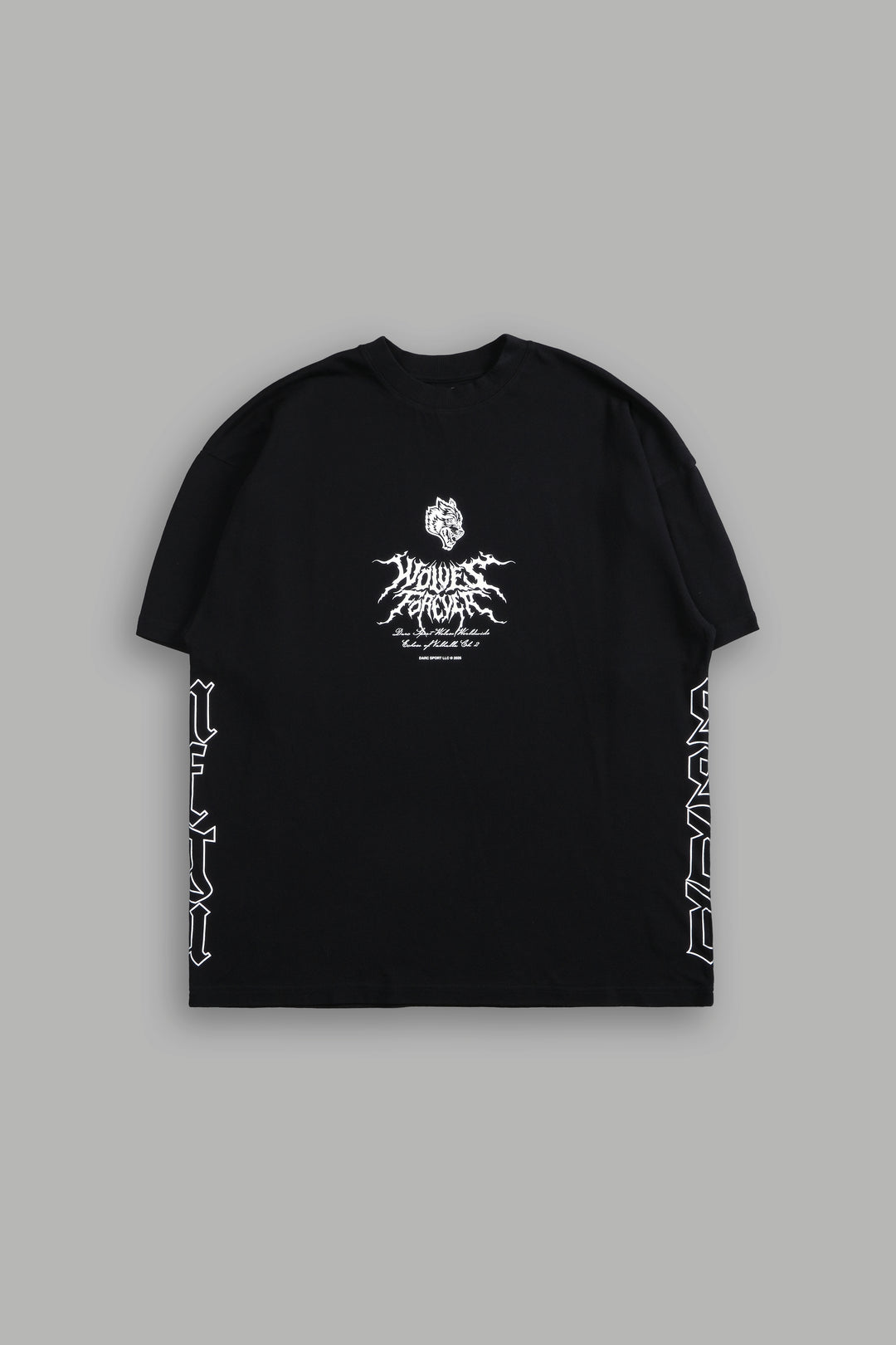 Darc Wings "Side By Side" Oversized Tee in Black