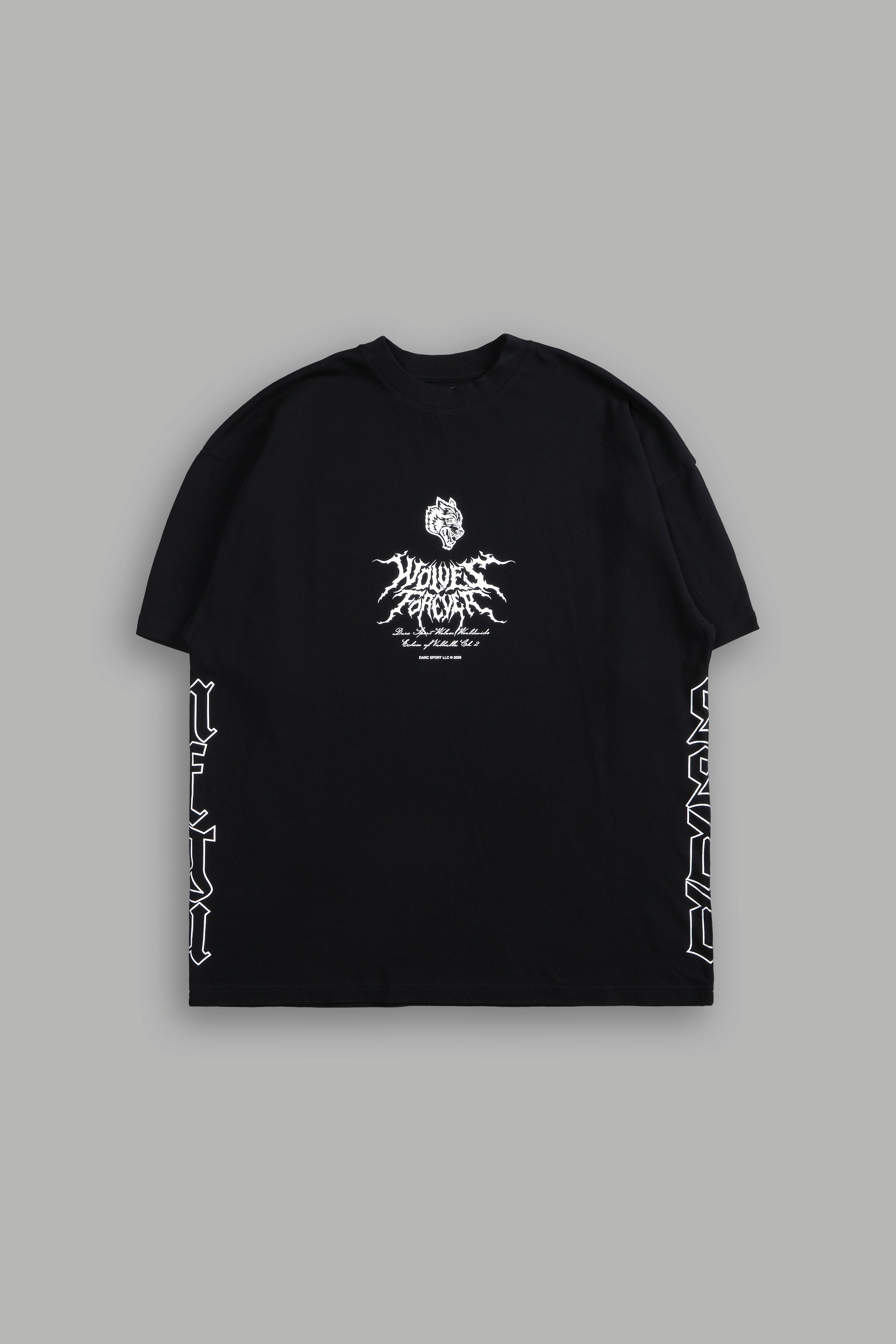 Darc Wings "Side By Side" Oversized Tee in Black