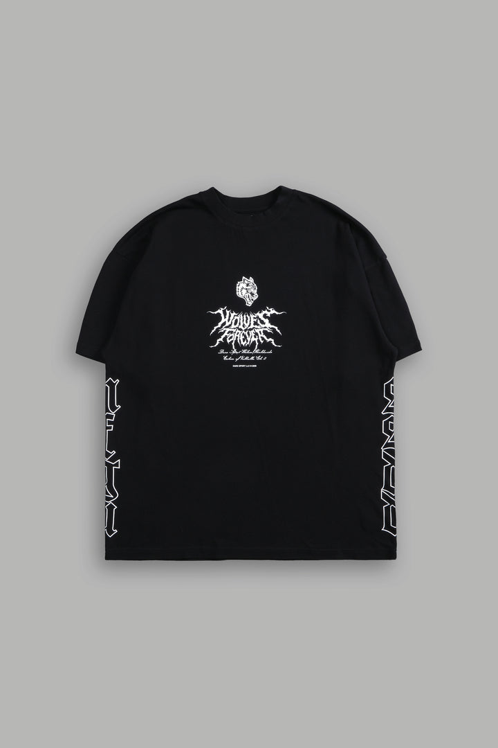 Darc Wings "Side By Side" Oversized Tee in Black