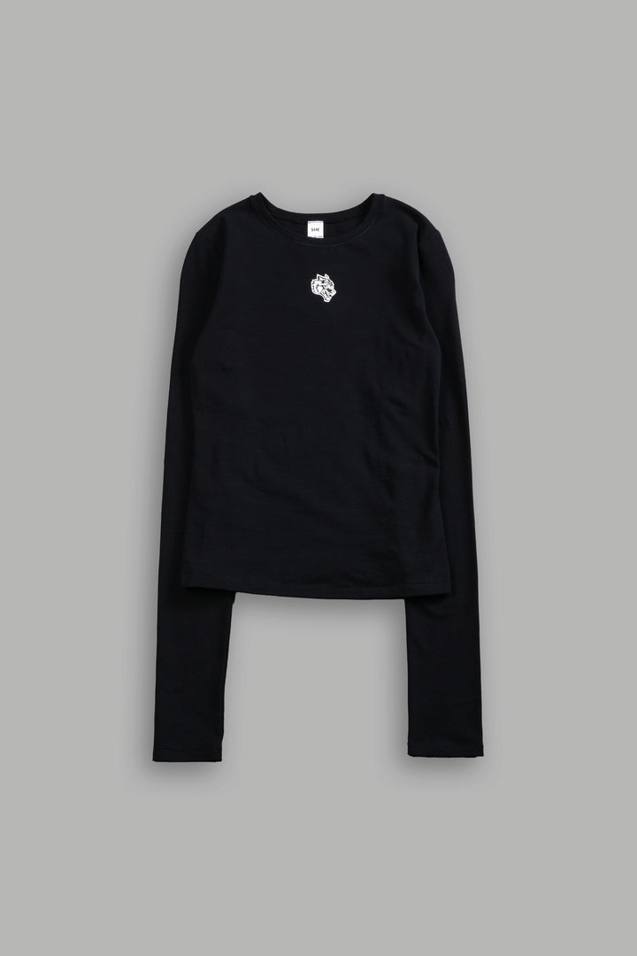 Single Wolf "Eden" L/S Tee in Black