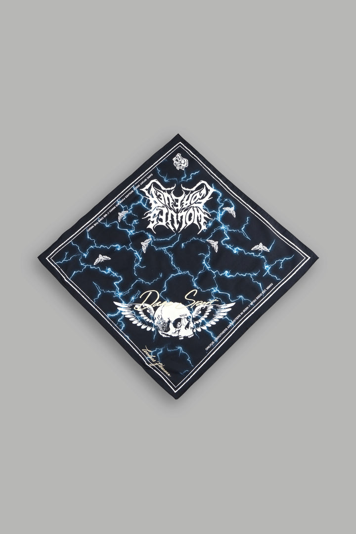 Wolves Lightning Bandana in Black