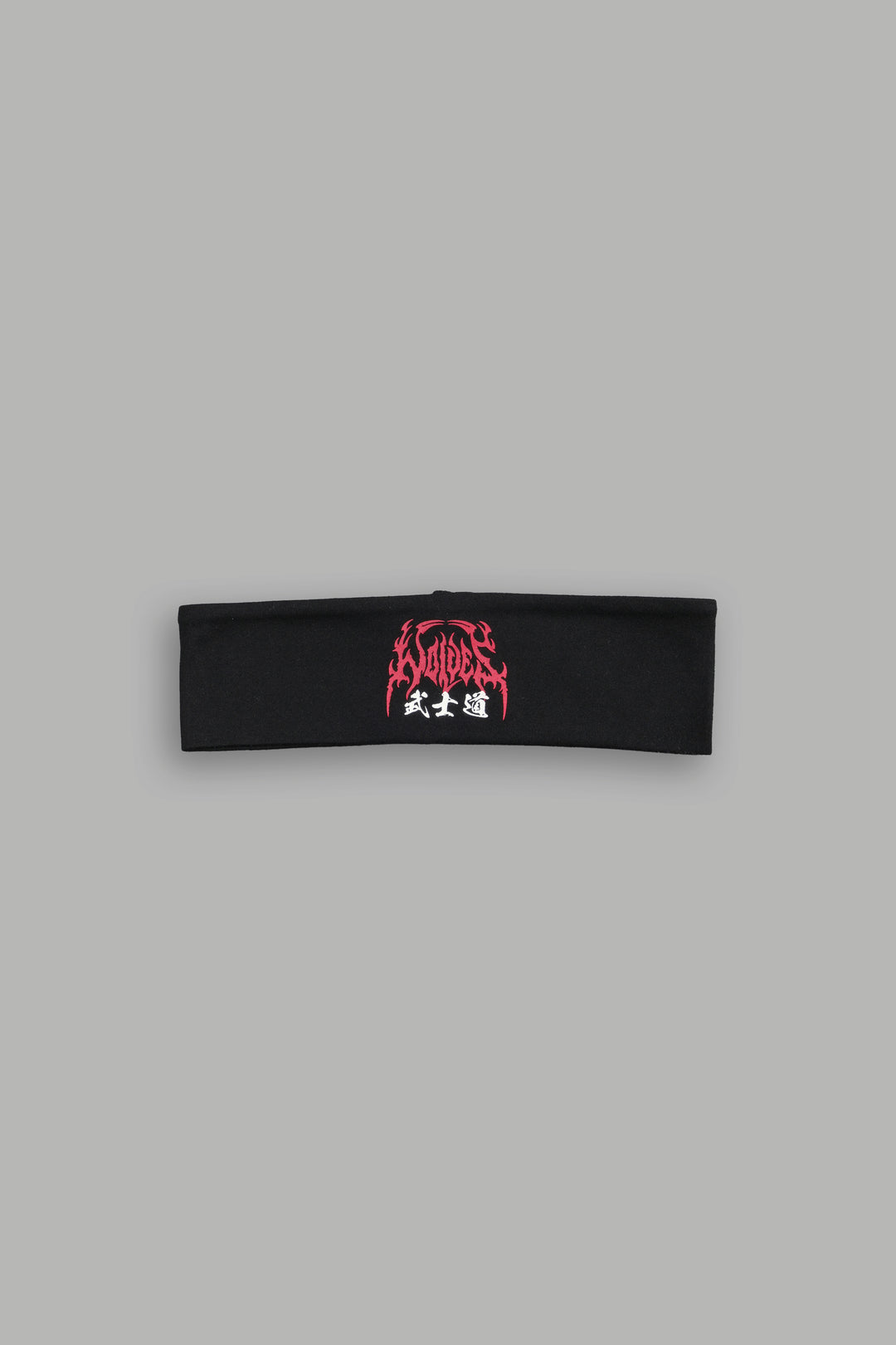 Hesh Kanji Wide Headband in Black