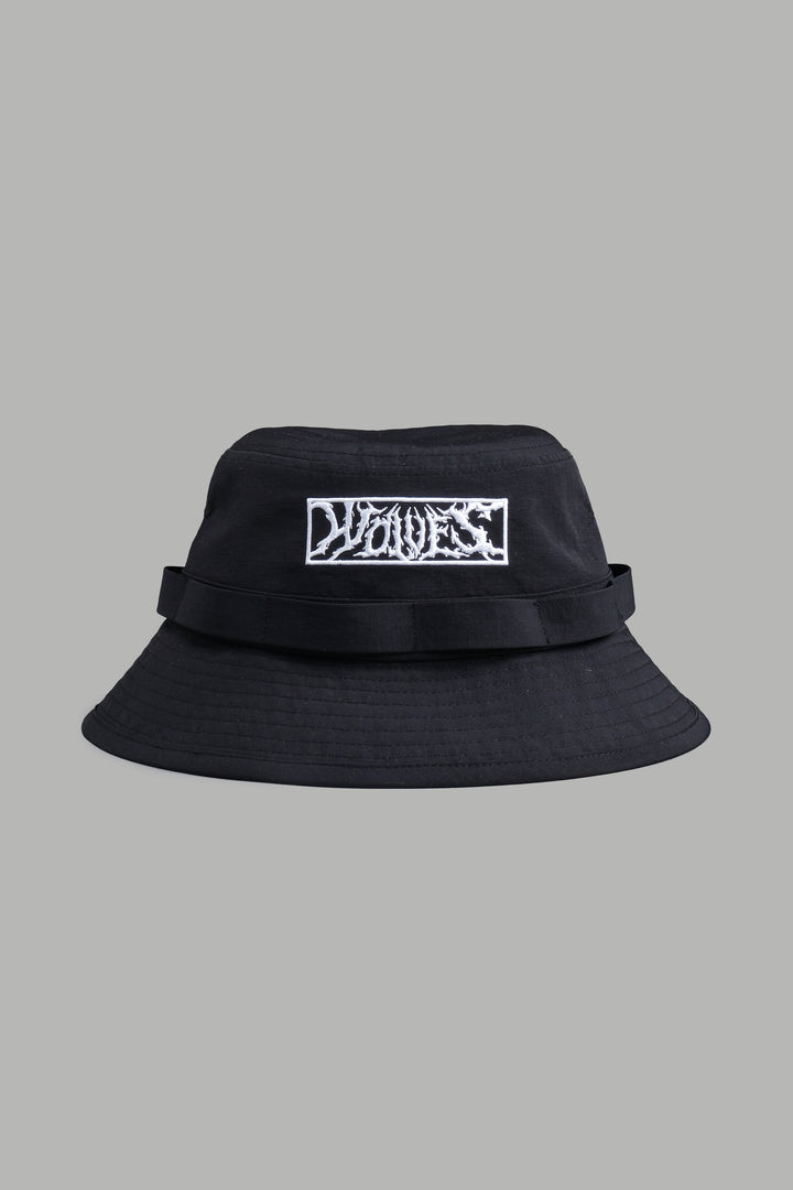 Ride the Fire Boonie Bucket Hat in Black