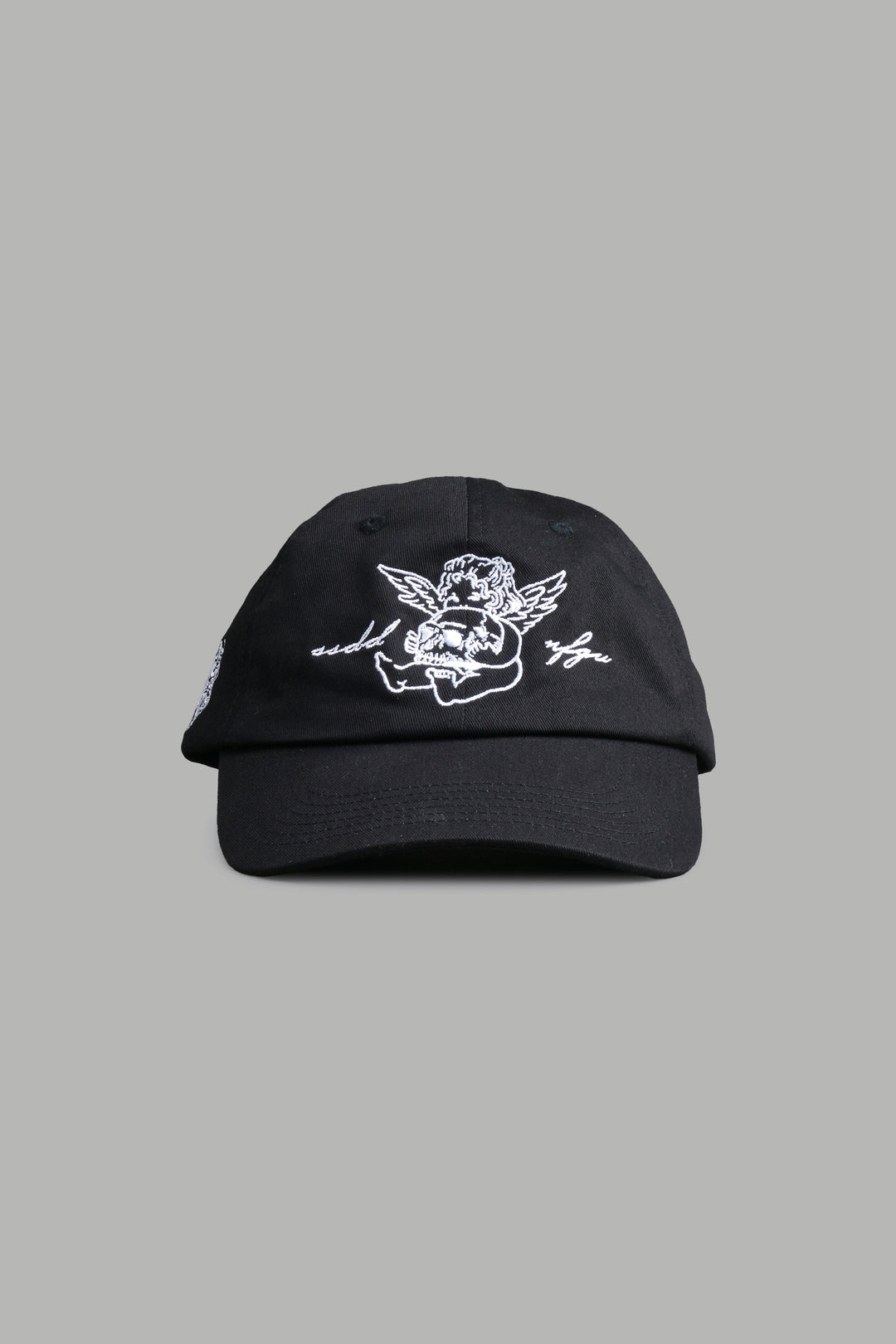 Cherub and the Skull Dad Hat V2 in Black