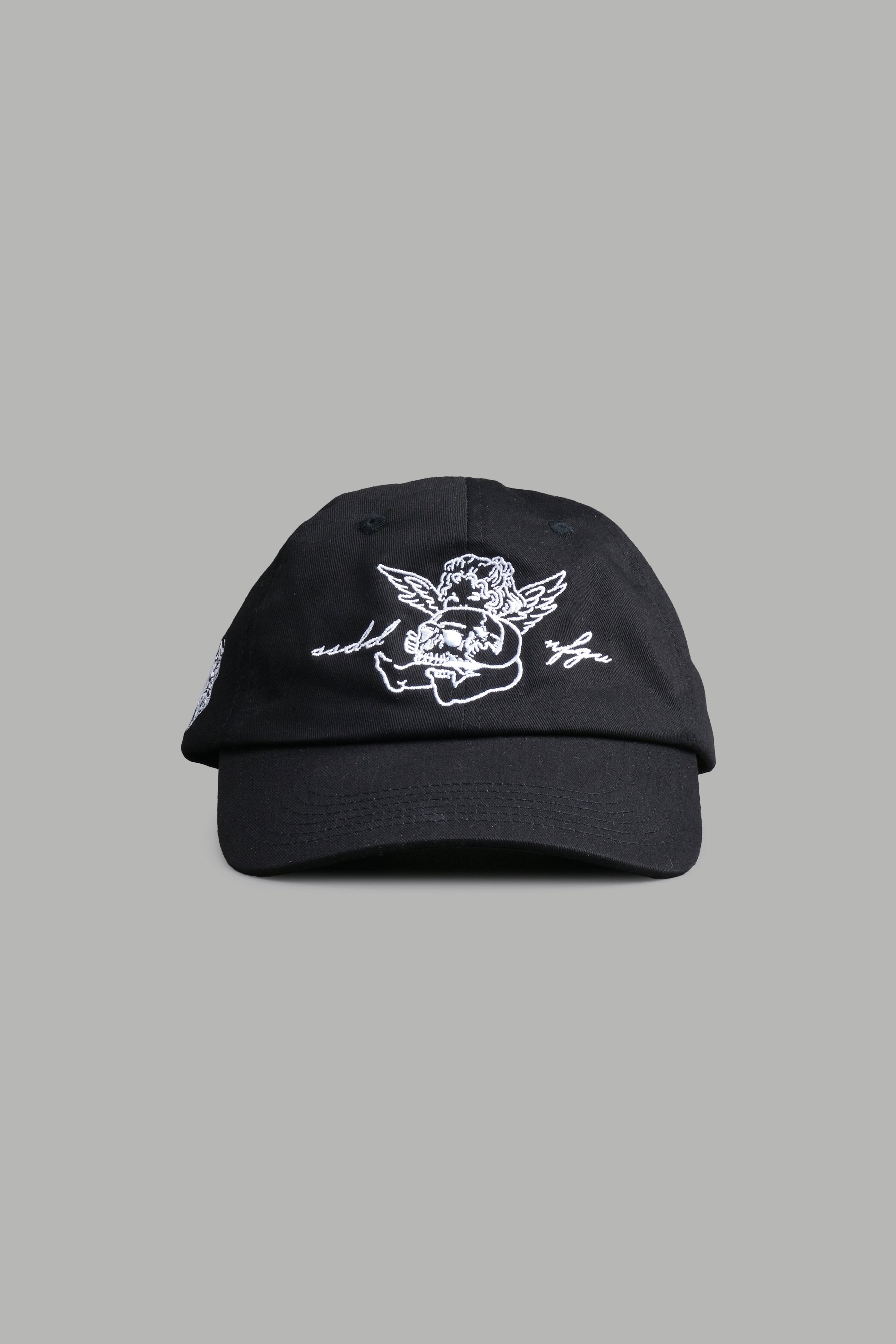 Cherub and the Skull Dad Hat V2 in Black
