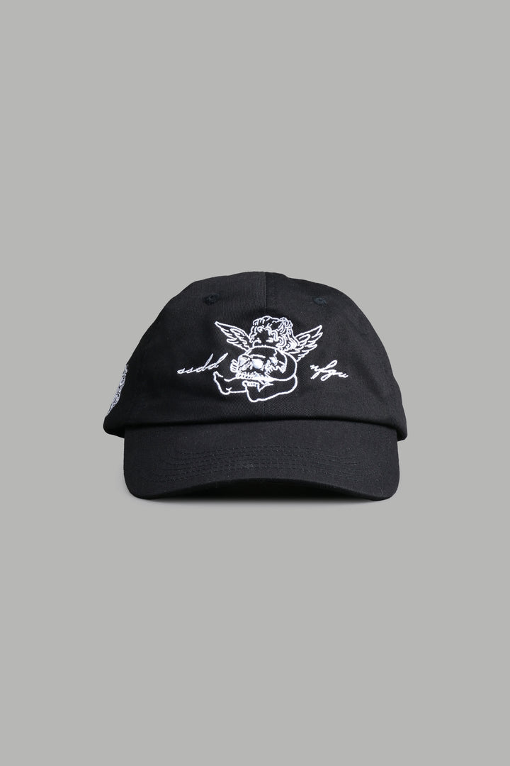 Cherub and the Skull Dad Hat V2 in Black