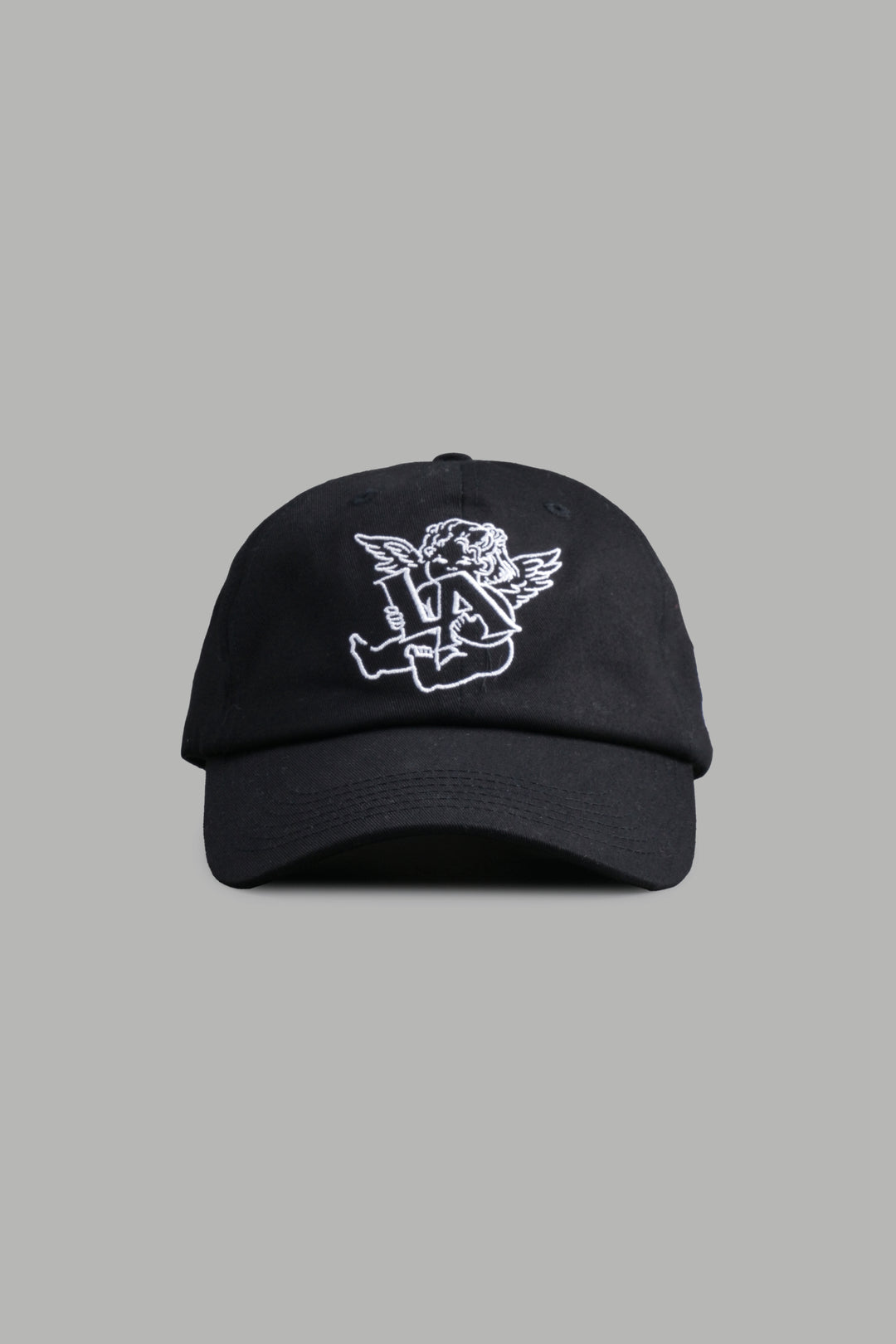 La Cherub Dad Hat (V2) in Black