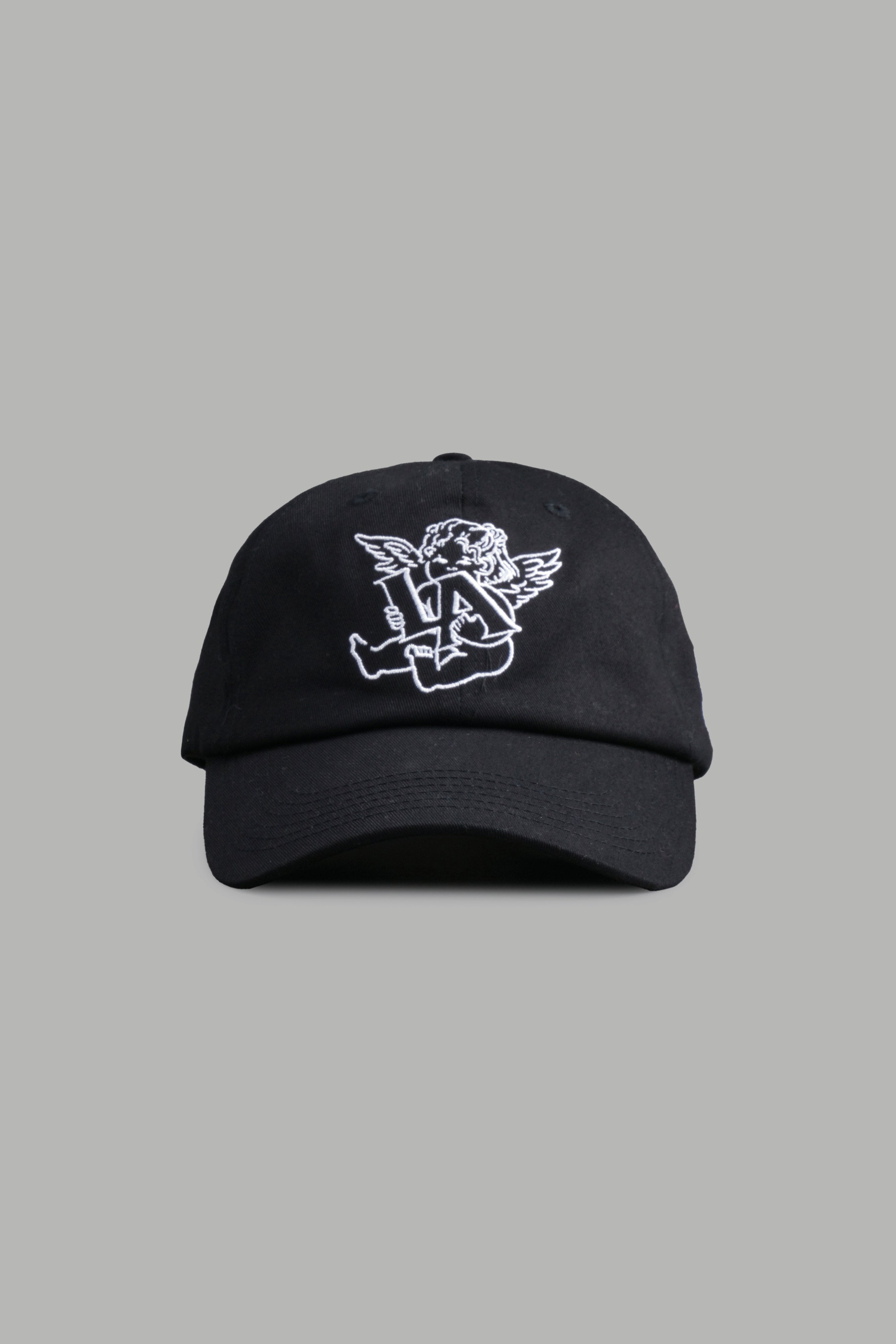 La Cherub Dad Hat (V2) in Black