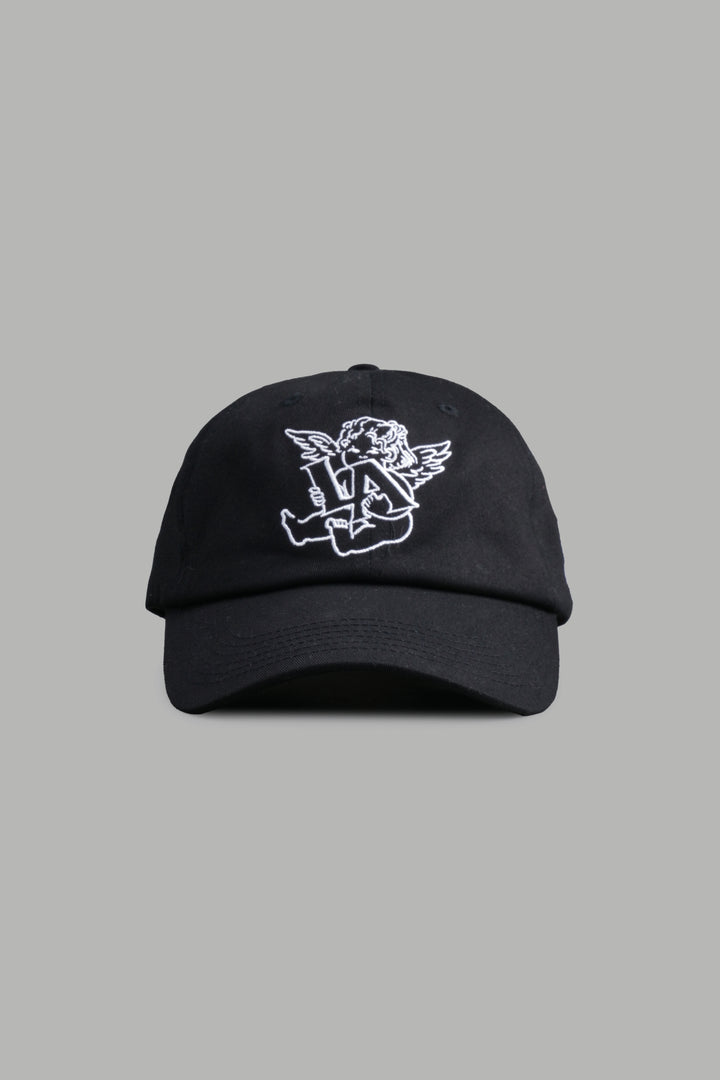 La Cherub Dad Hat (V2) in Black