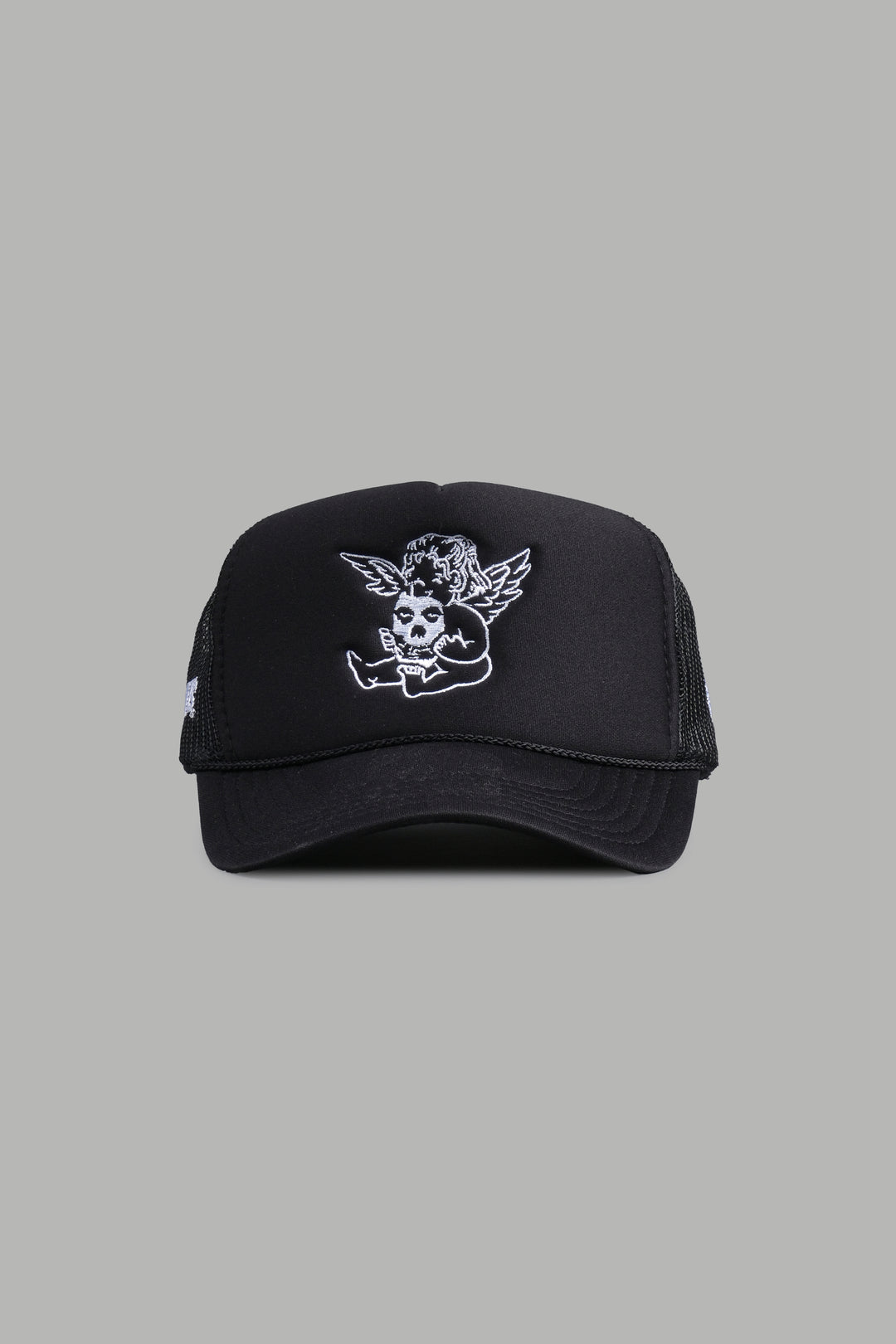 Cherub And Fiend Trucker Hat in Black