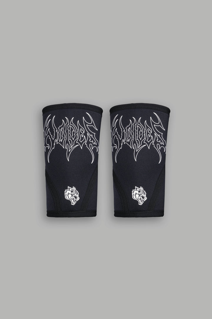 Metal Elbow Sleeves in Black