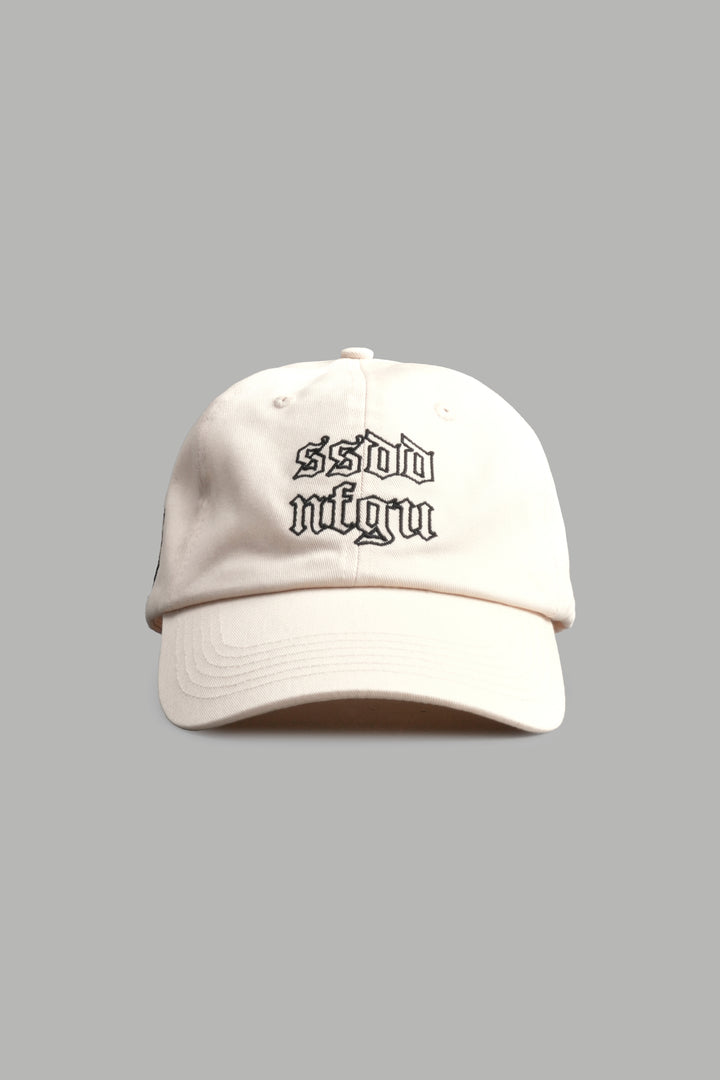 SSDDNFGU Wolf Dad Hat V2 in Cream