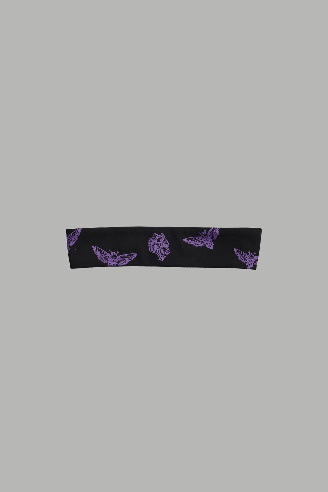 Fly With Us Energy Headband in Black/Purple