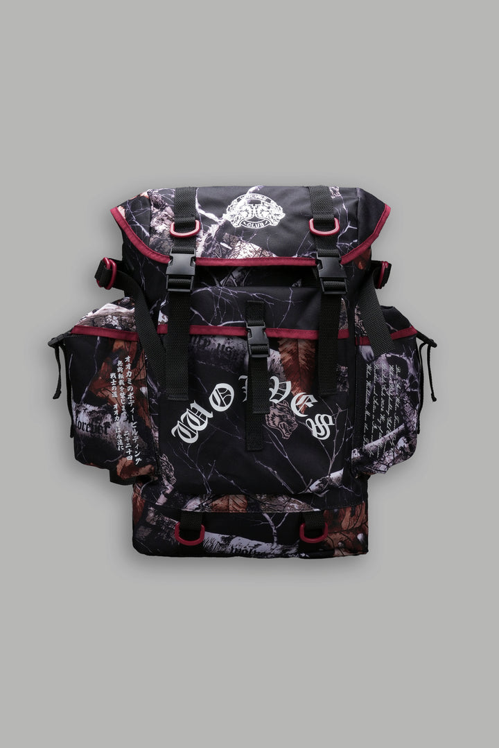 Okami Traveler Backpack in Darc Woodland Camo