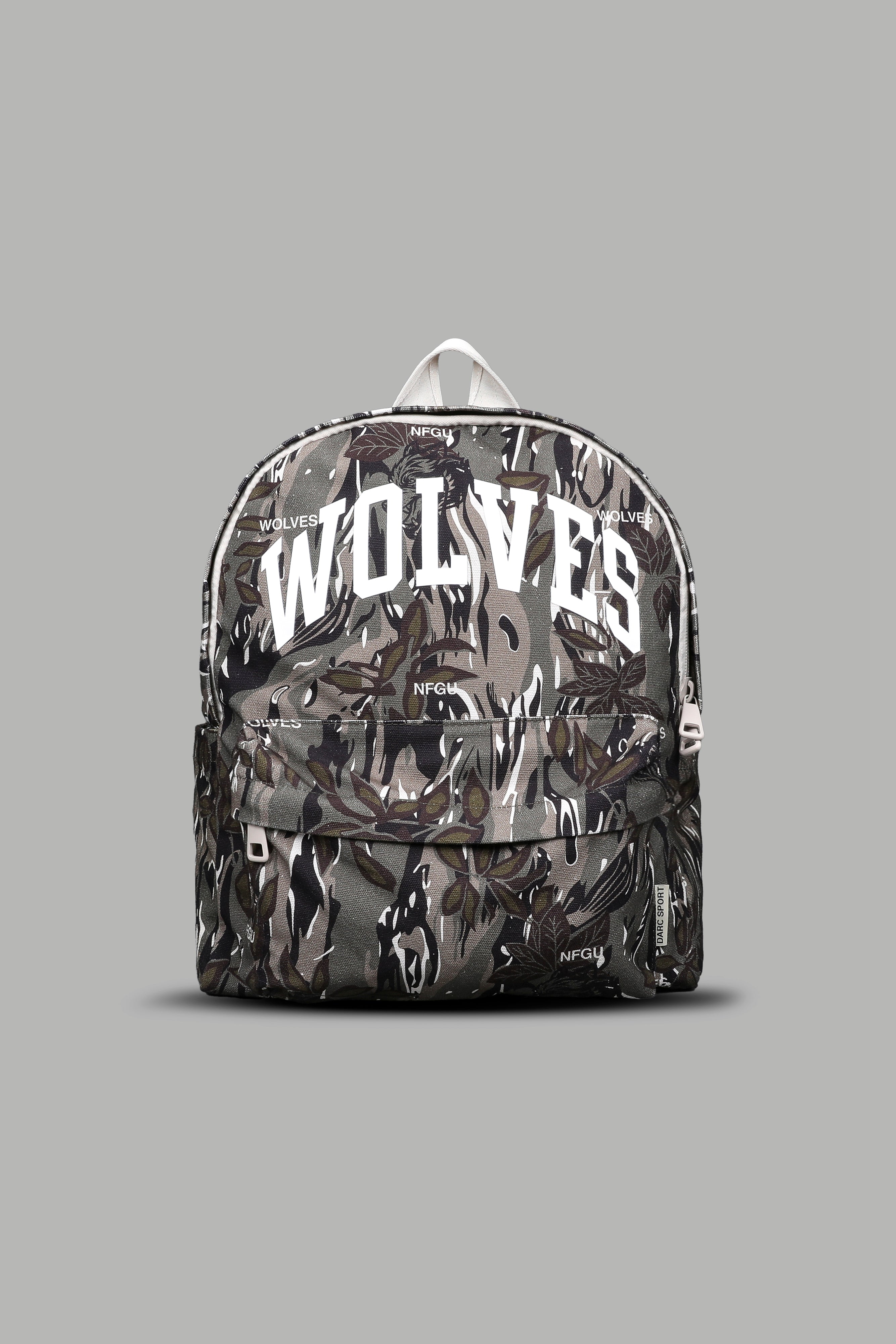 Wolves Everyday Backpack in Darc Coffee Norse Camo