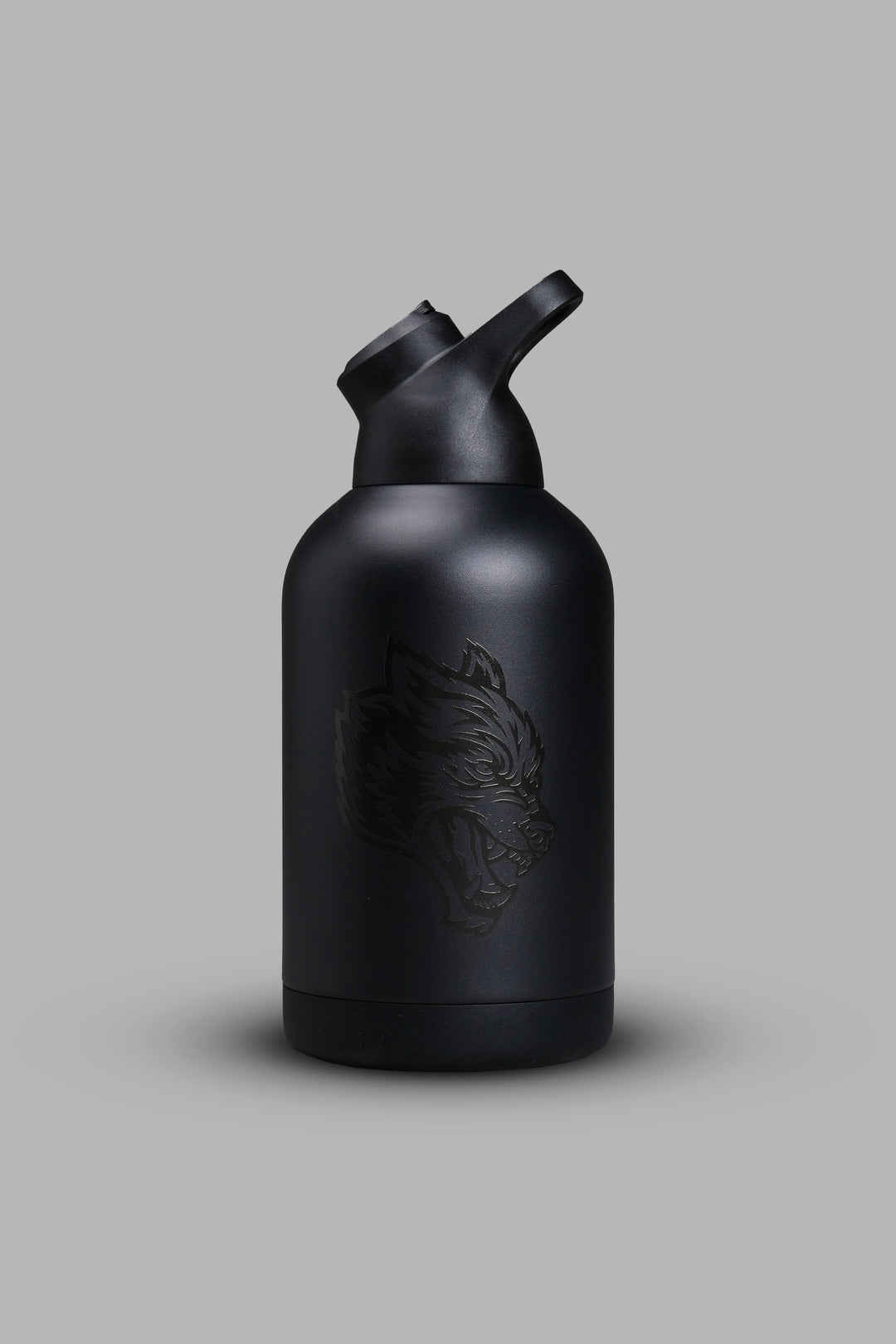 Wolf Head Water Jug in Black