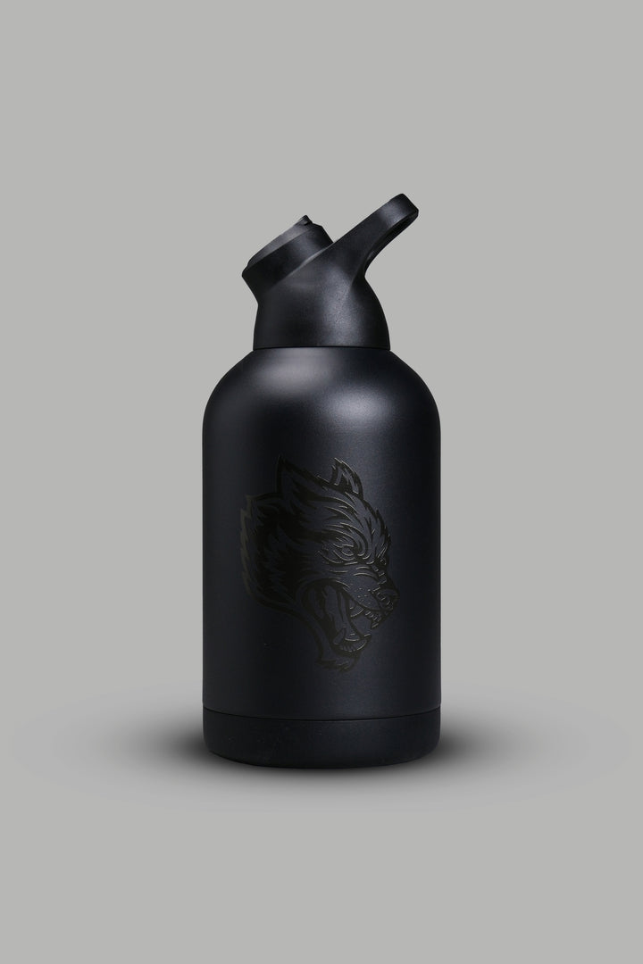 Wolf Head Water Jug in Black