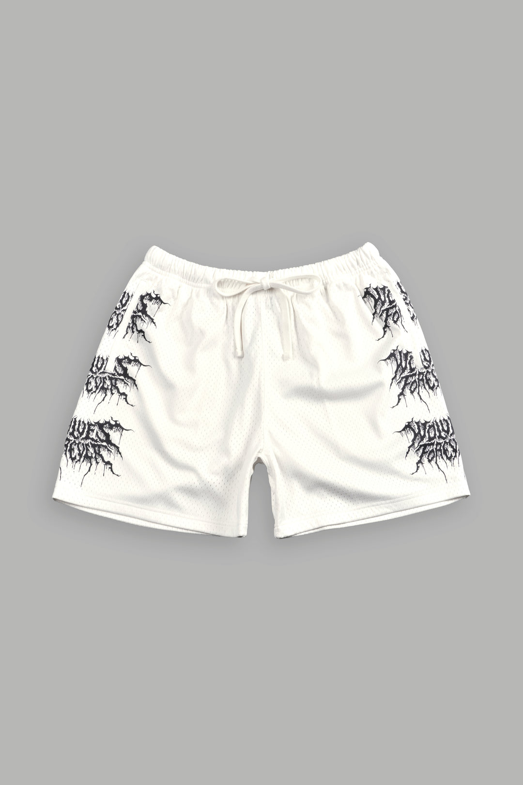 Shadow Mesh Shorts in Cream