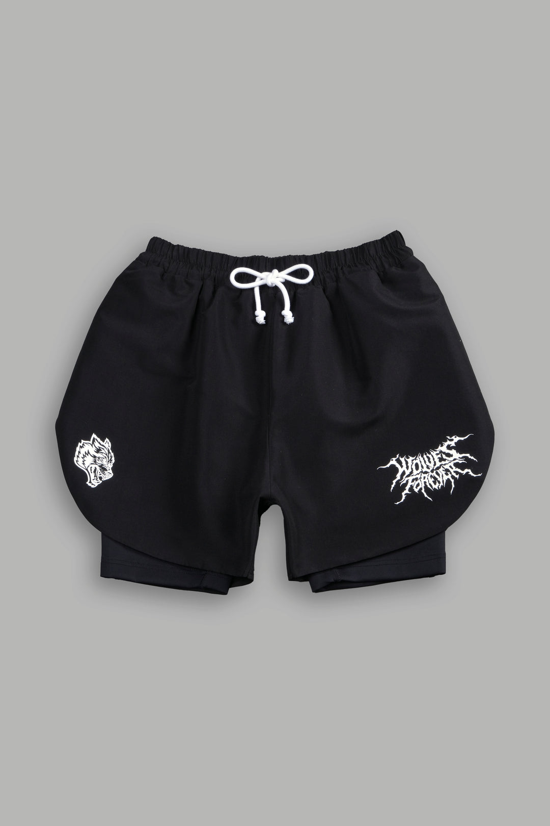 Forged From Iron Phantom Compression Shorts in Black