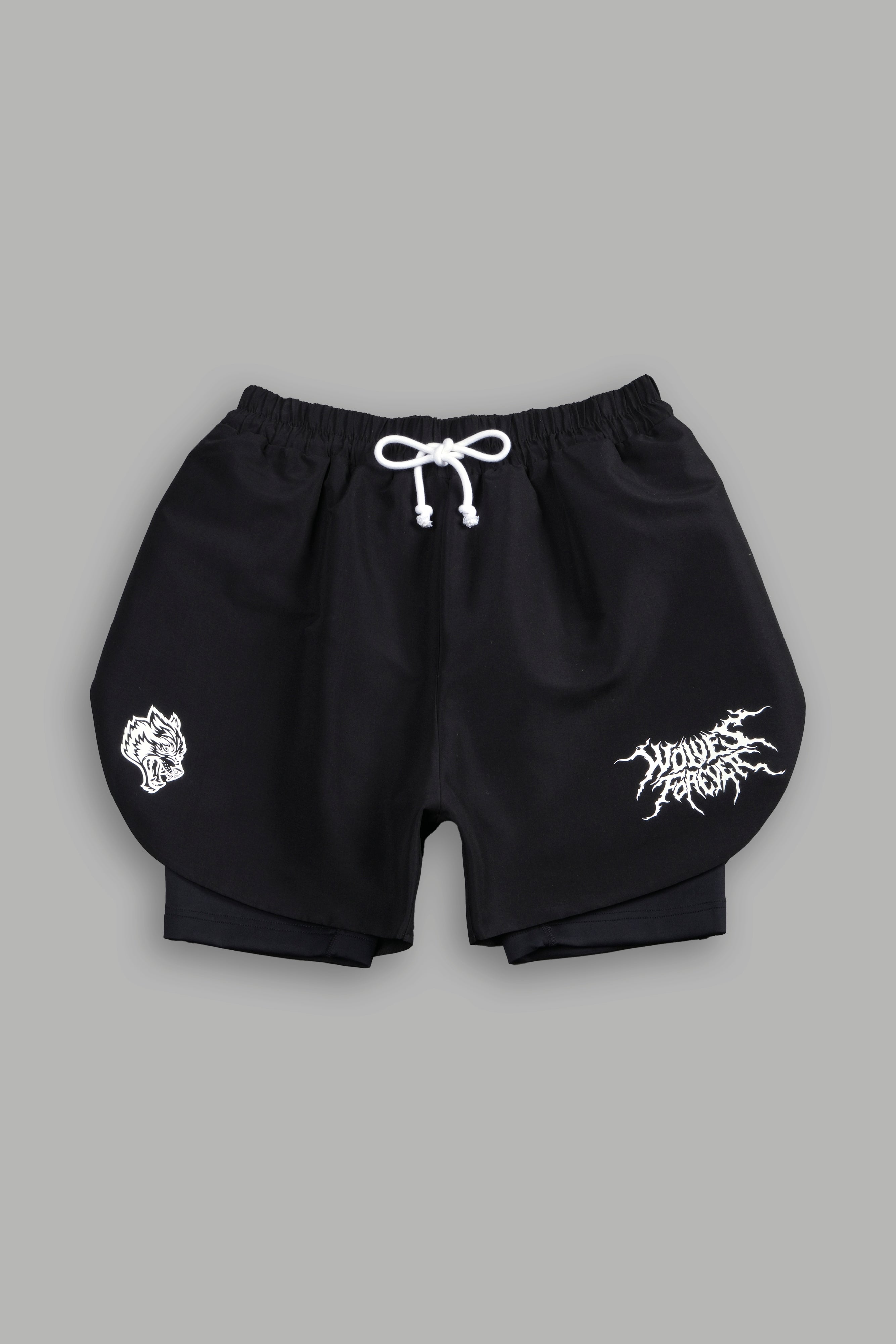 Forged From Iron Phantom Compression Shorts in Black