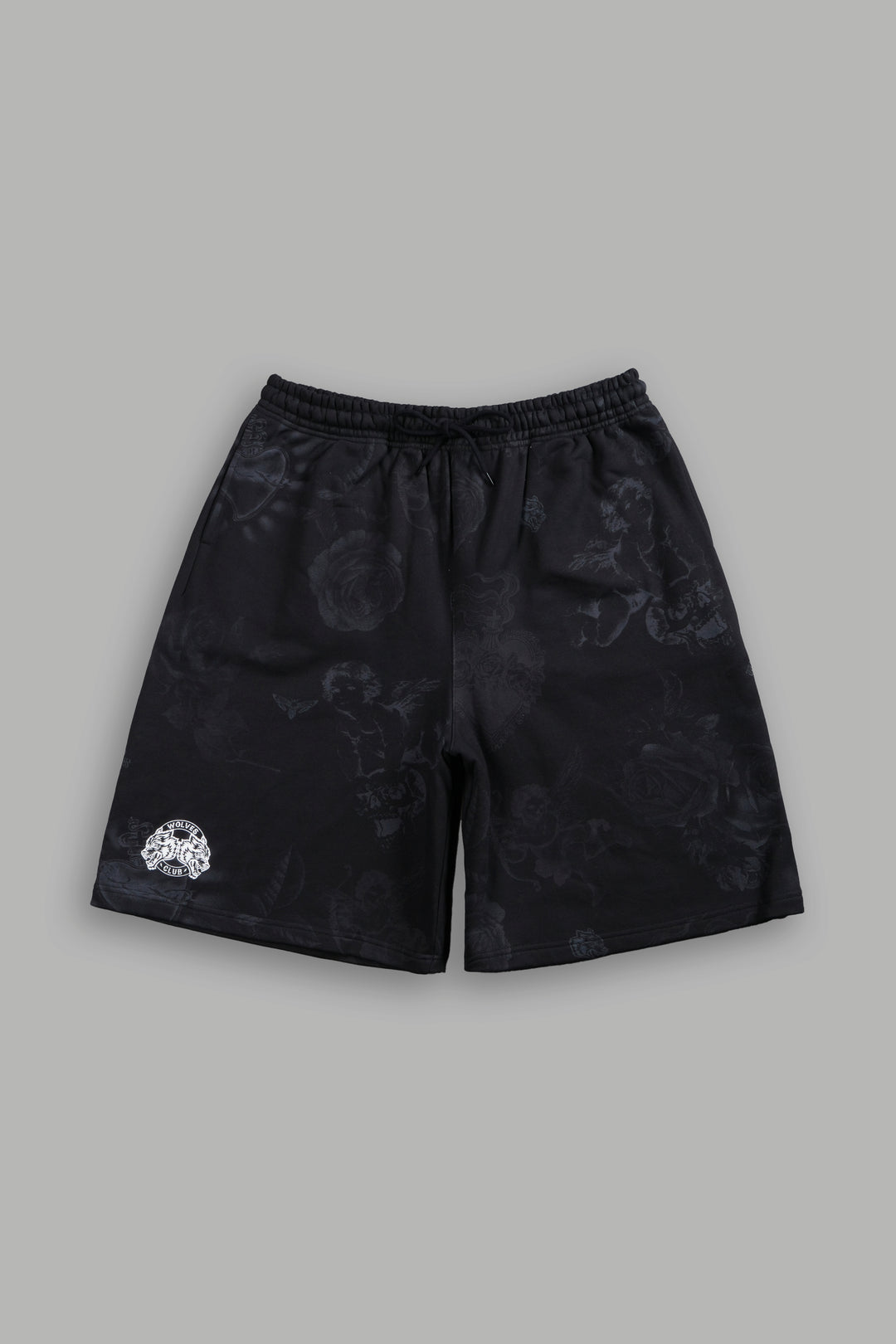 Wolves Club Oversized Osiris Sweat Shorts in Luna