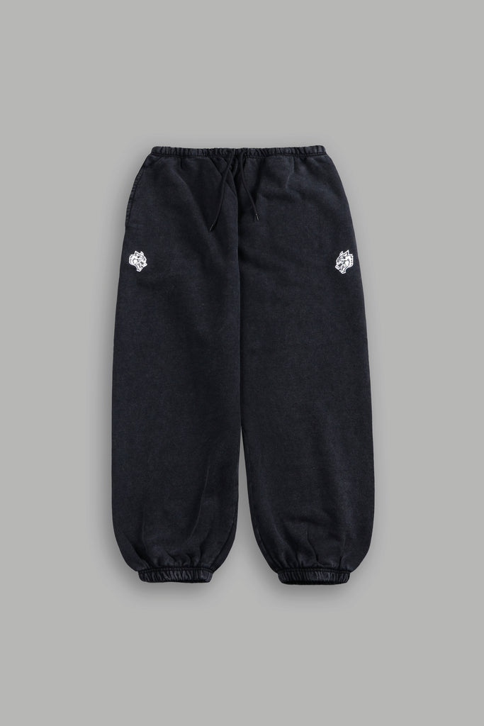 Dual Wolf Unisex Lounger Sweat Pants in Black – DarcSport