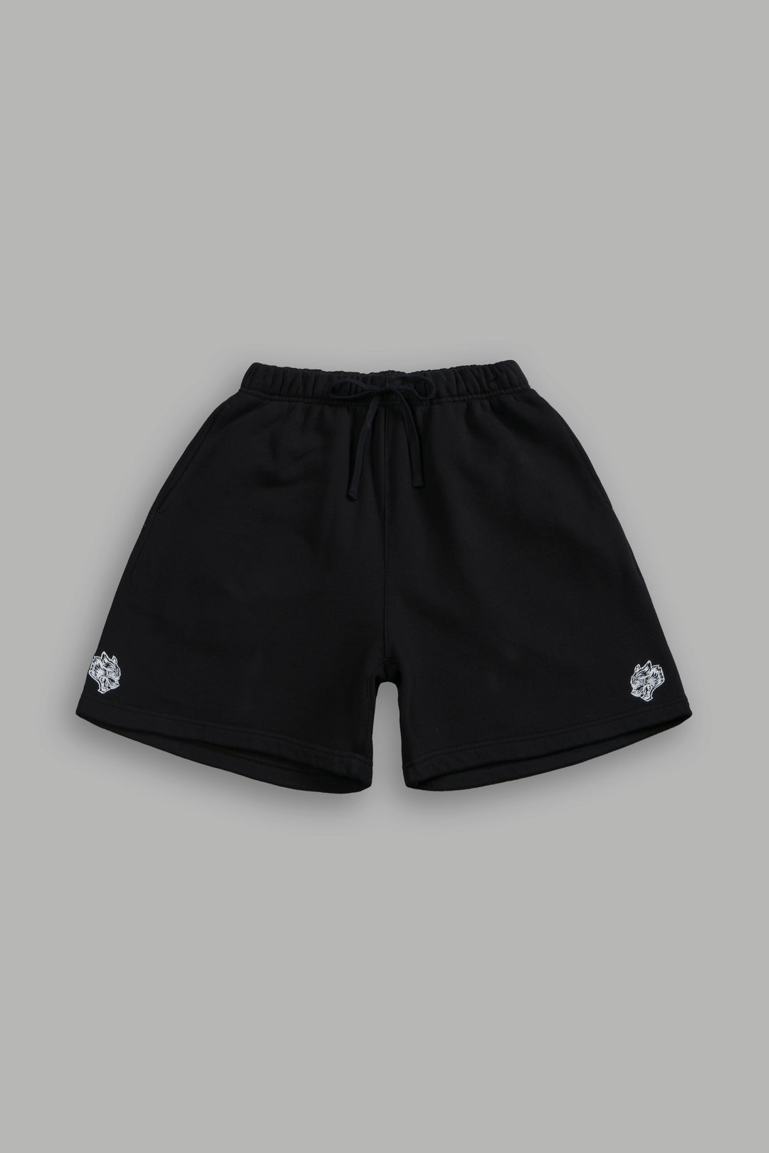 Dual Post Lounge Sweat Shorts in Black