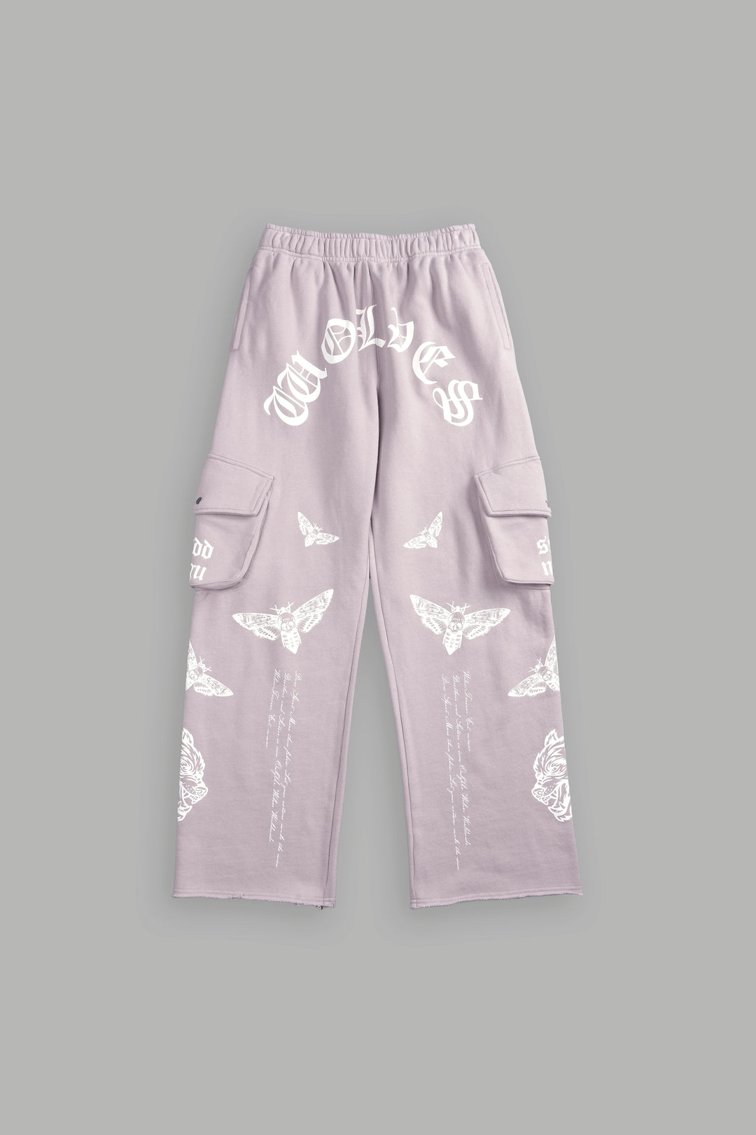 What It Means She Big Cozy Cargo Sweats in Quartz