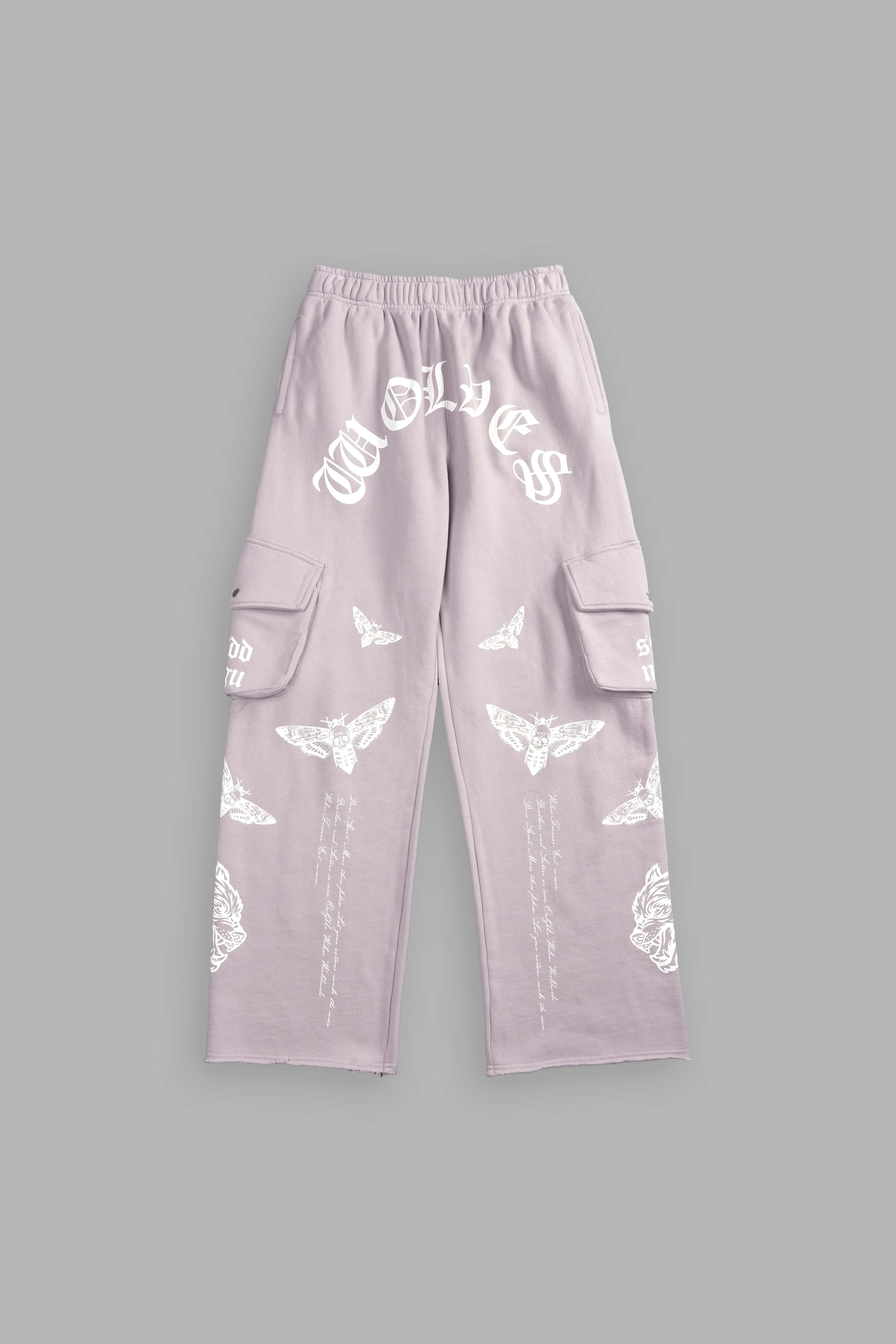 What It Means She Big Cozy Cargo Sweats in Quartz