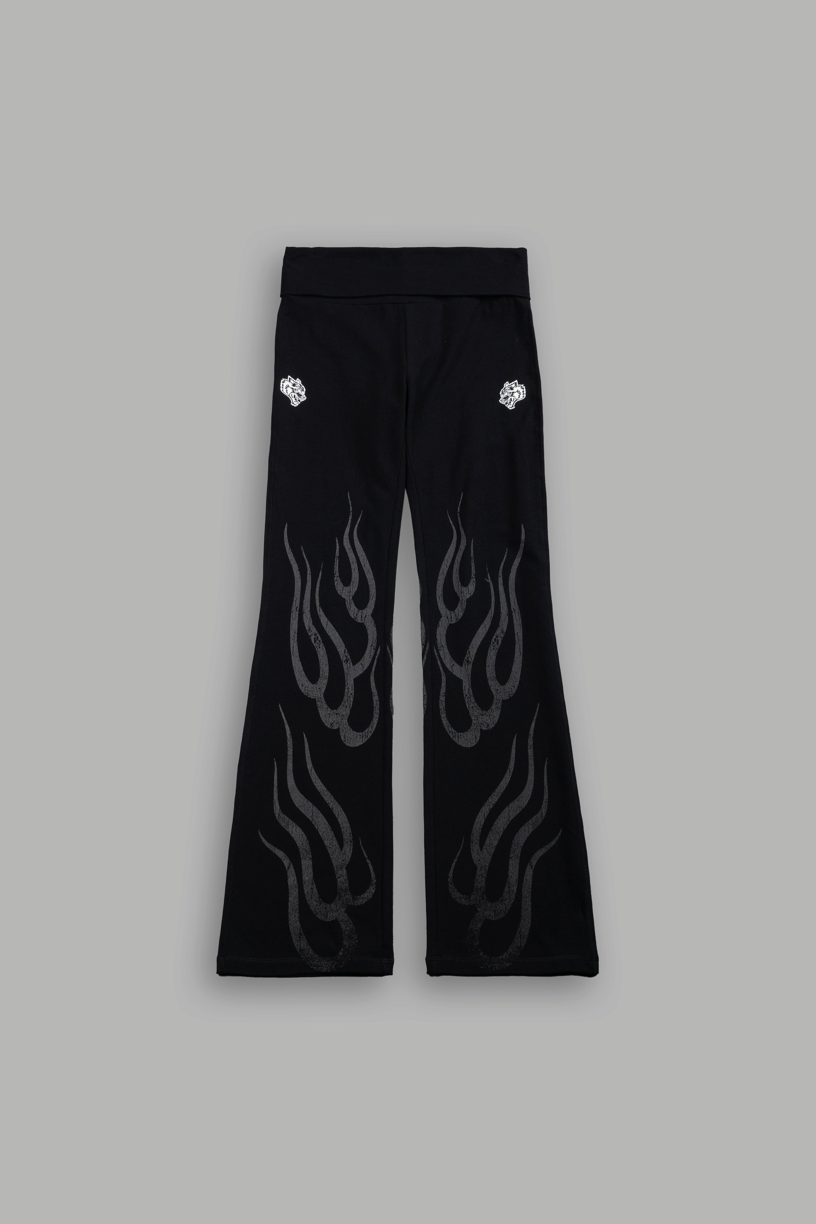 Hellfire Romy Foldover Pants in Black