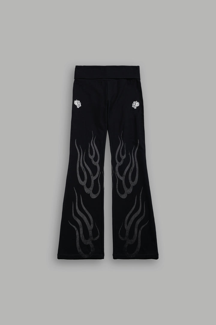 Hellfire Romy Foldover Pants in Black
