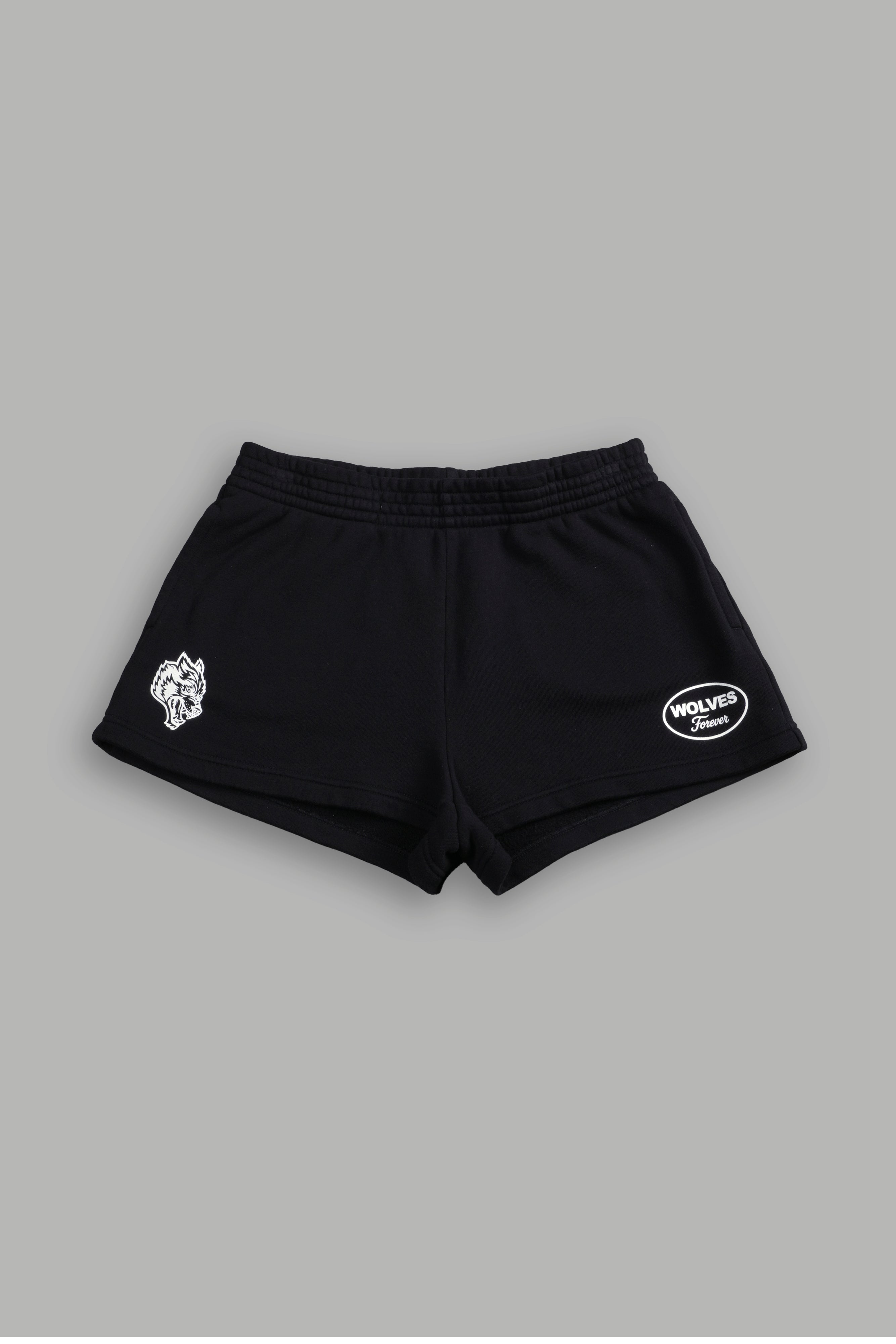 Our Time Ellie Sweat Shorts in Black