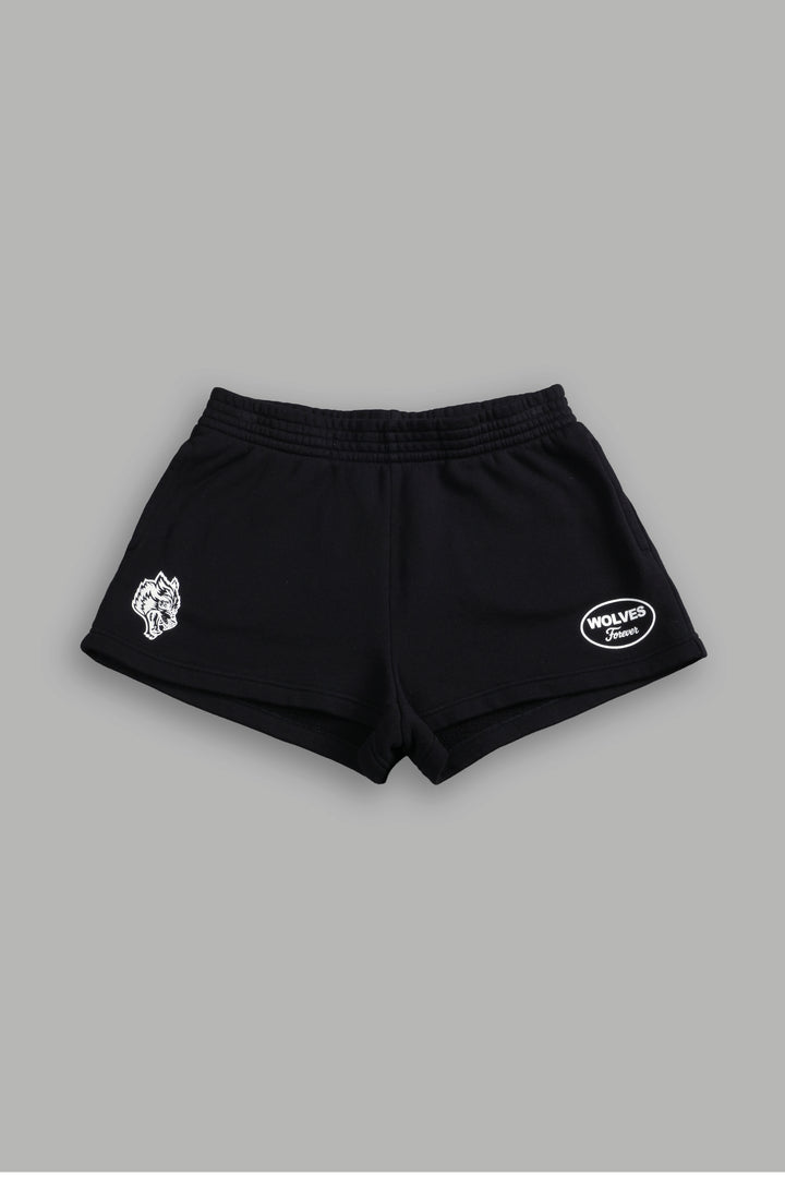 Our Time Ellie Sweat Shorts in Black