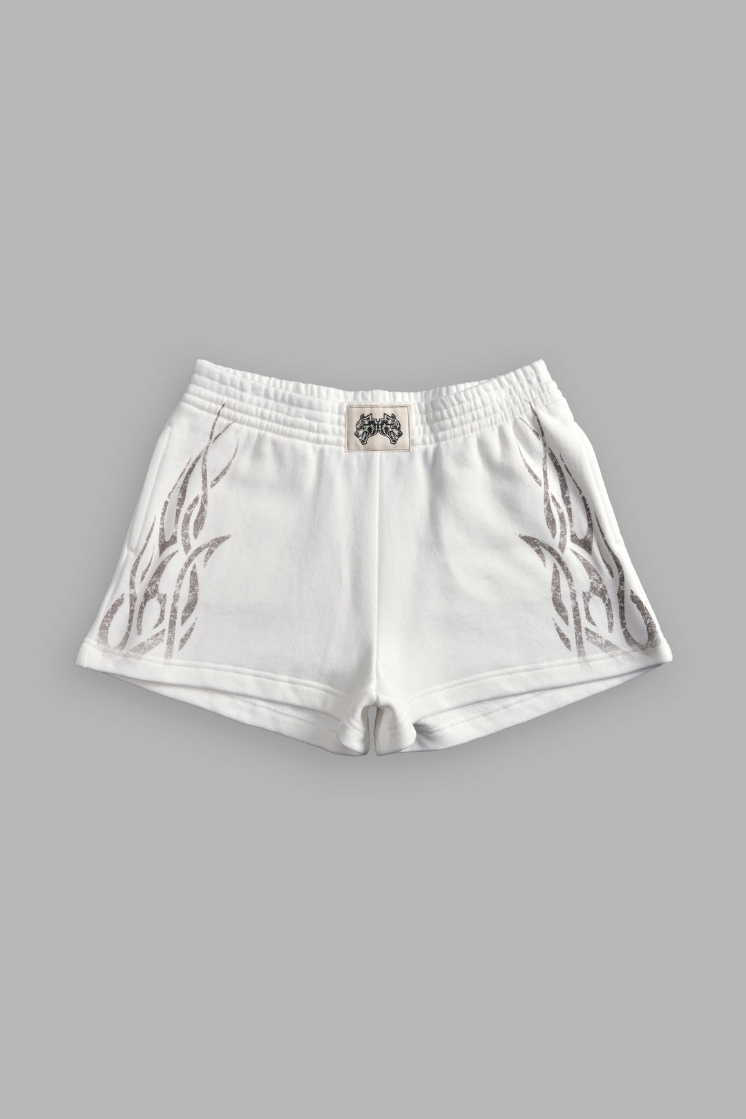 Finite Flame Ellie Sweat Shorts in Cream
