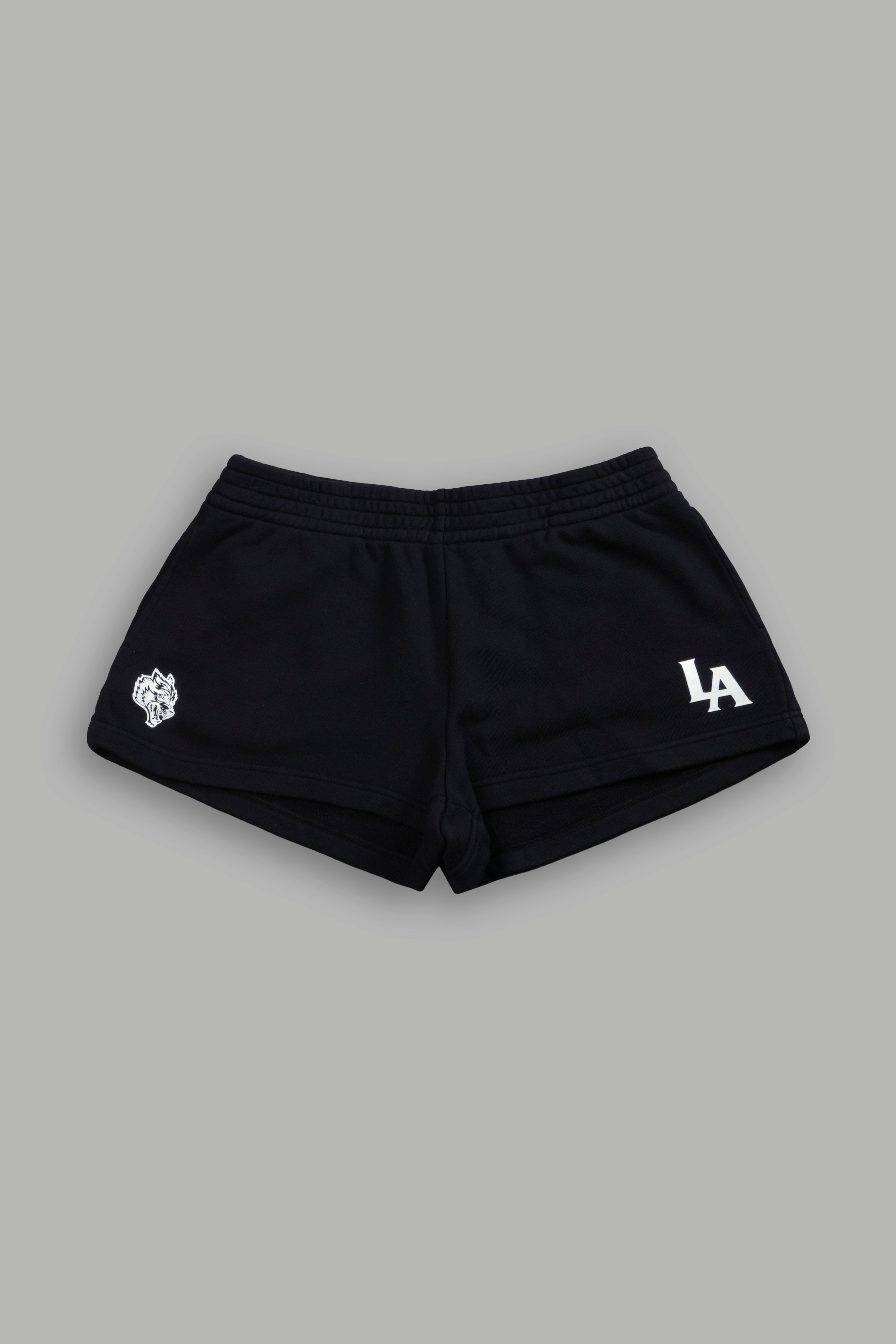 La Wolves V2 Ellie Sweat Shorts in Black