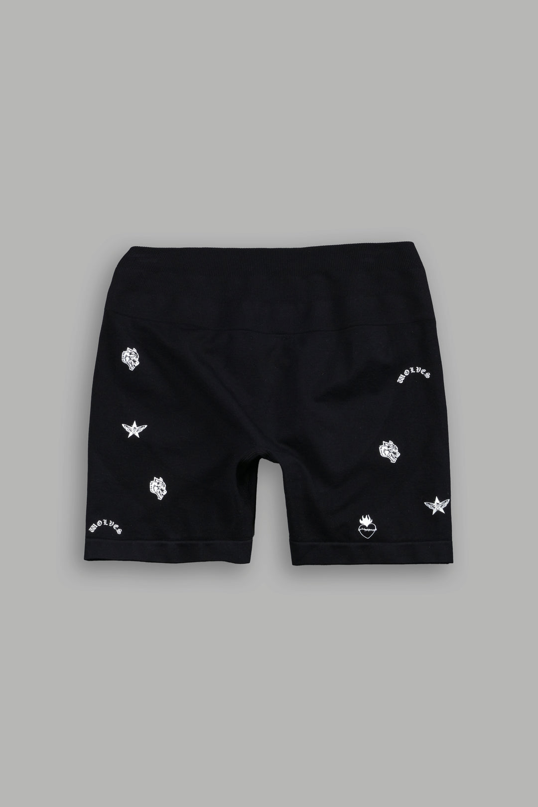 Verona Noir "Stella" Soft Seamless Shorts in Black