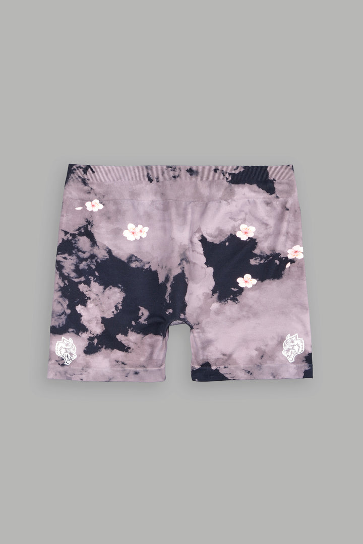 Dual Wolf Harlow Soft Seamless Shorts In Sakura Rose Taupe Clouds